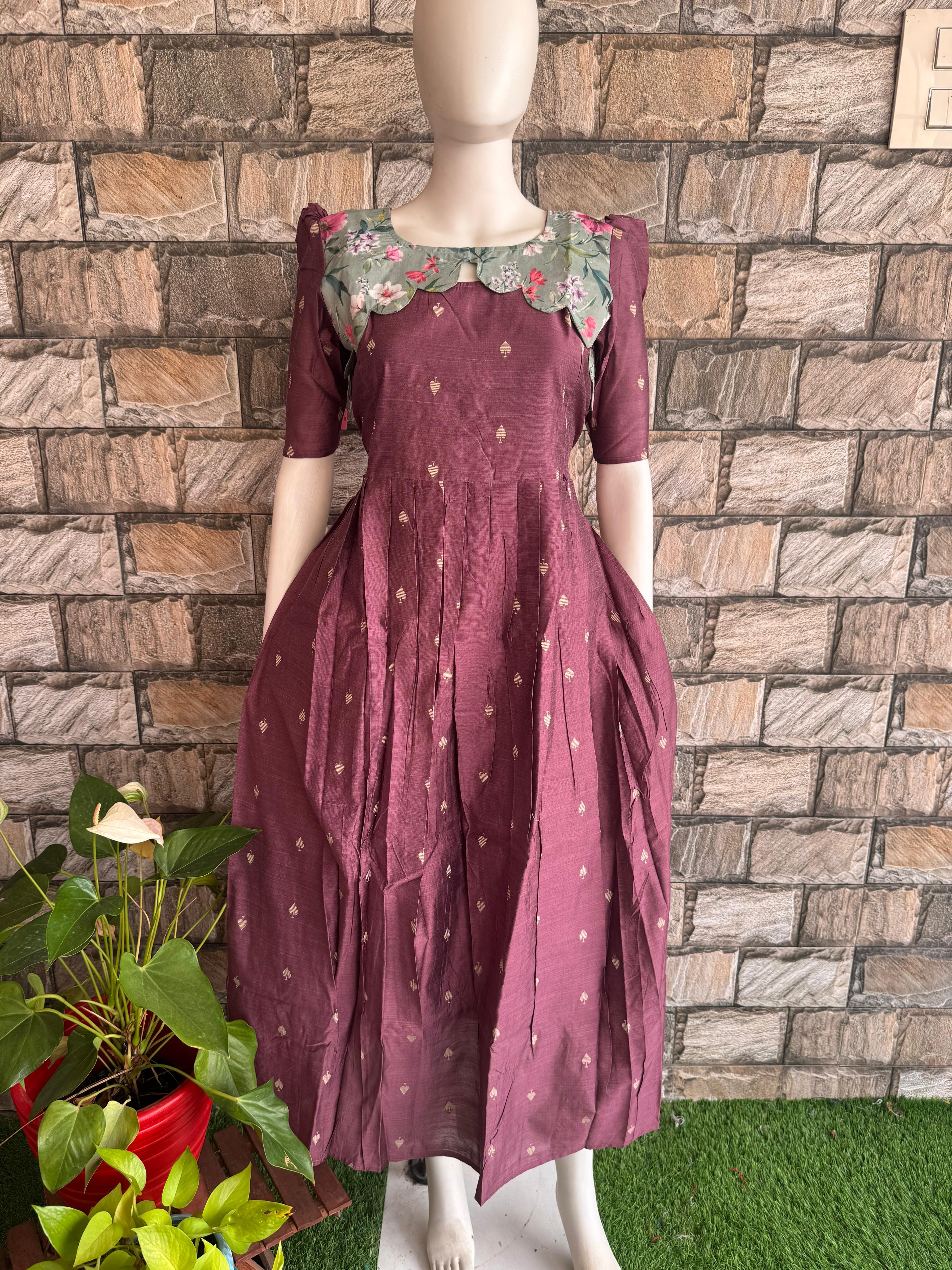 Onion Peel Scale up Raw Silk Maxi CF119