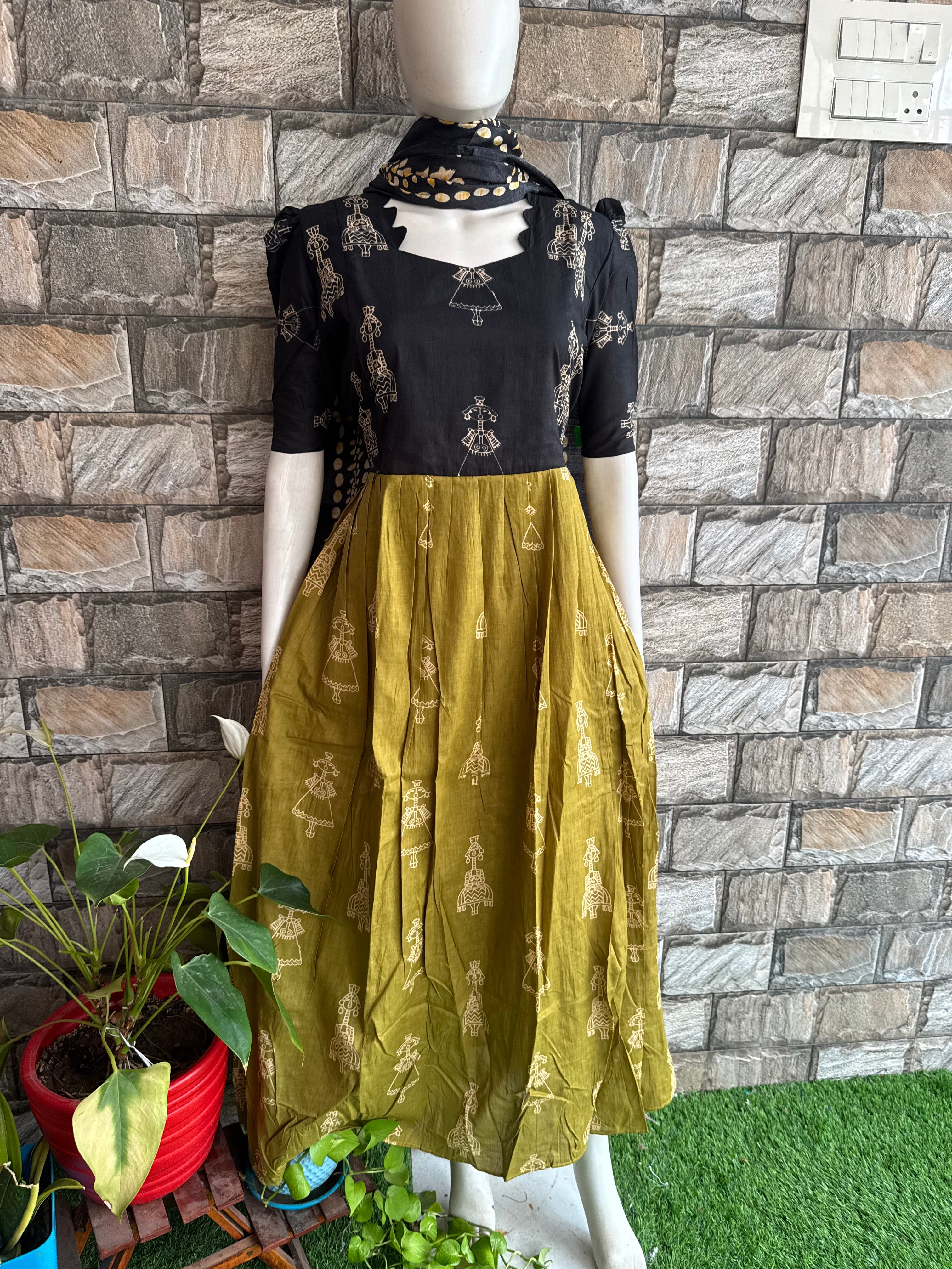 Jhumka soft cotton Maternity maxi
