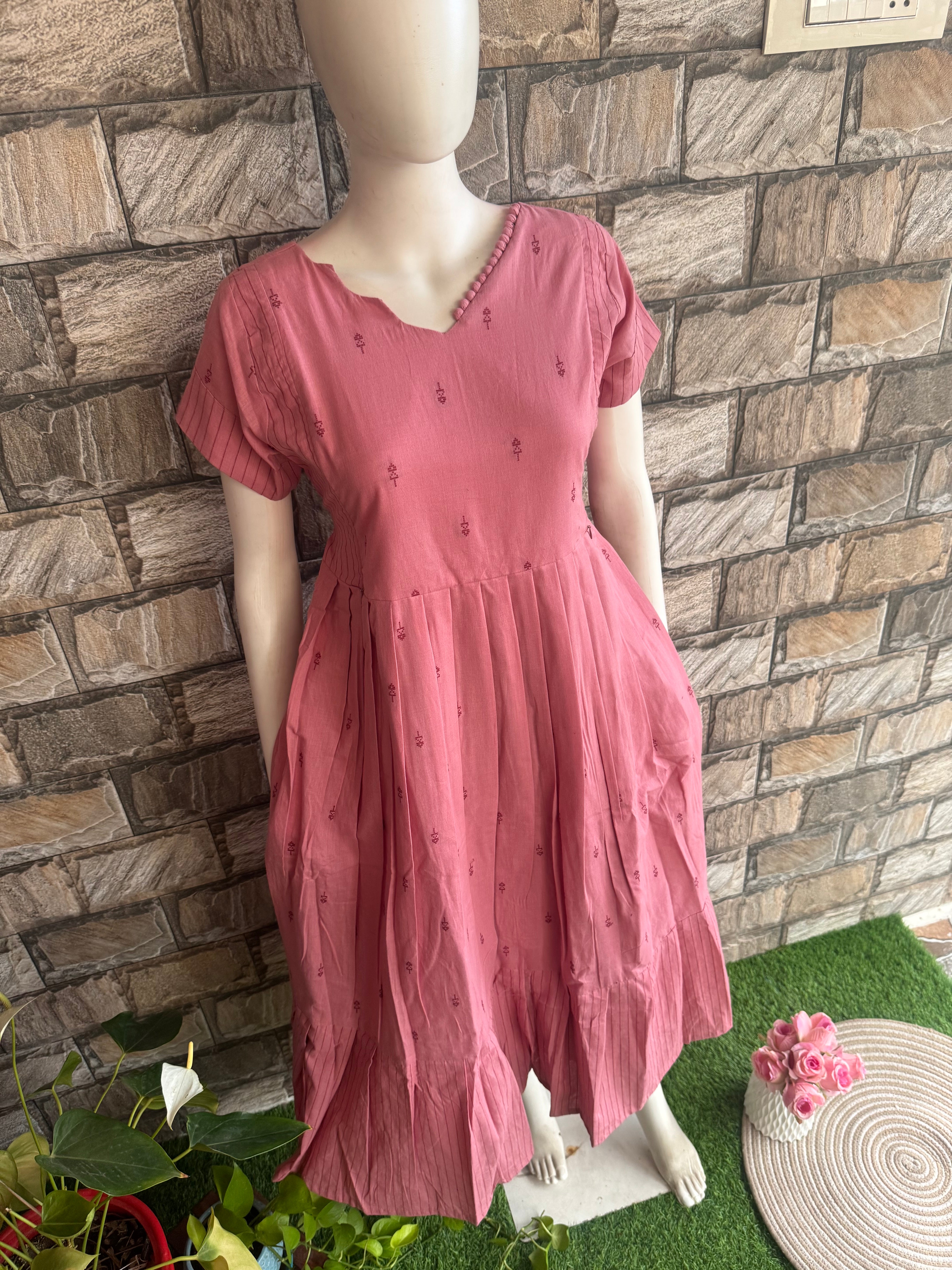 Maternity maxi Handloom cotton Best price Onion peel