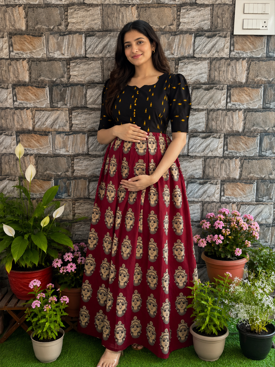 Mix cotton Mural Mater Feeding maxi