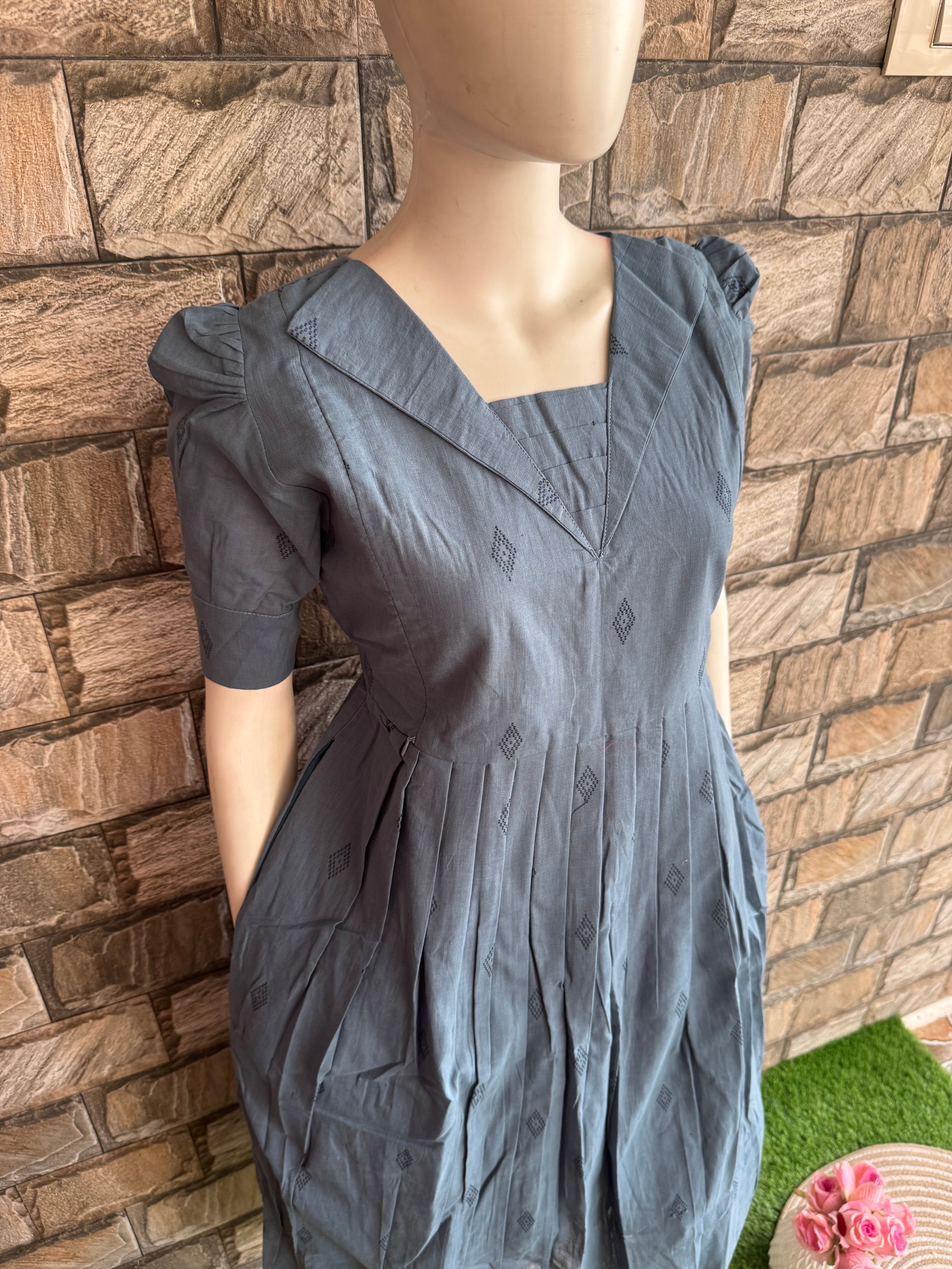 Maternity maxi Handloom cotton Best price Ash Grey