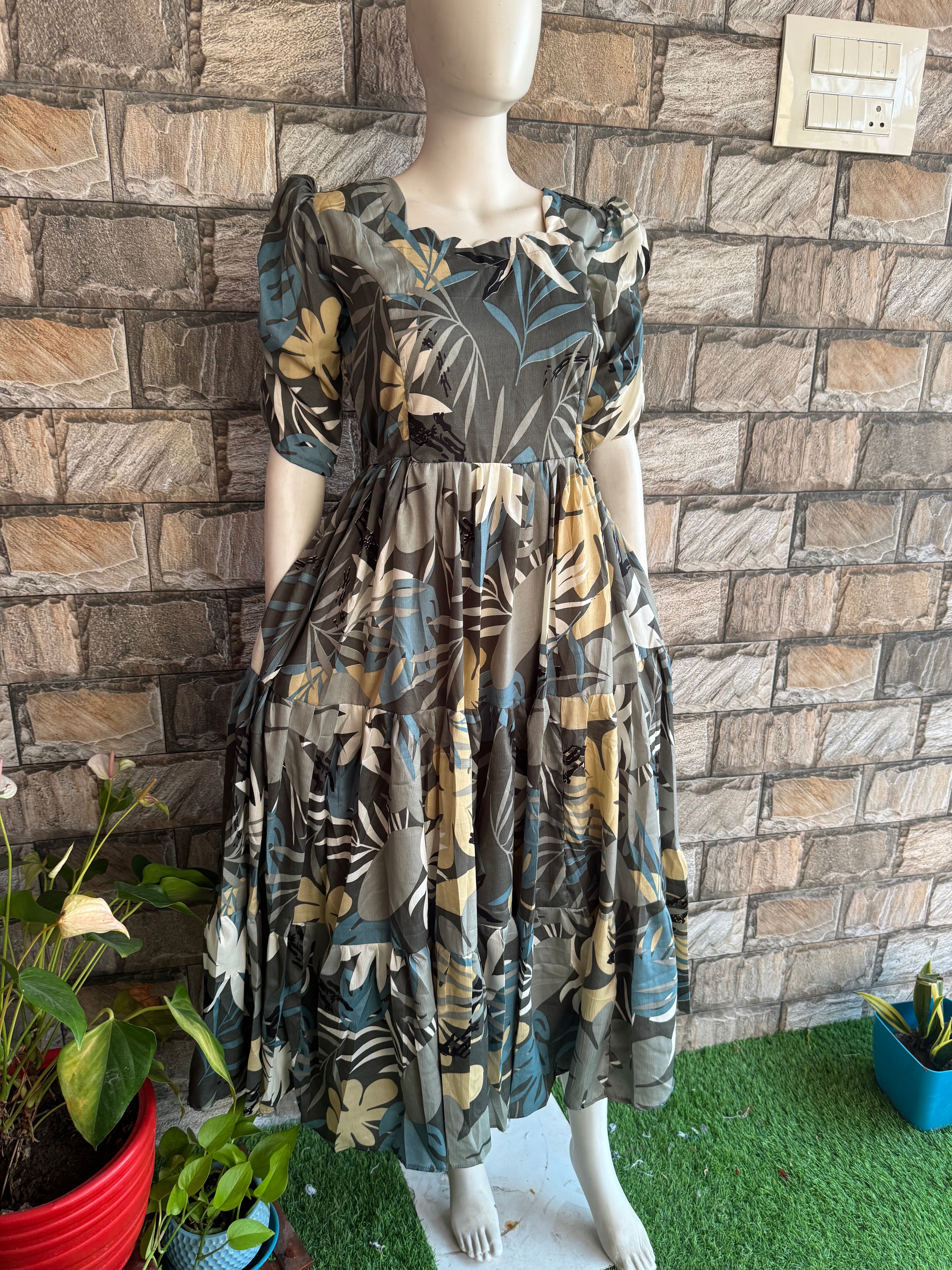 Dusky shade Maternity maxi