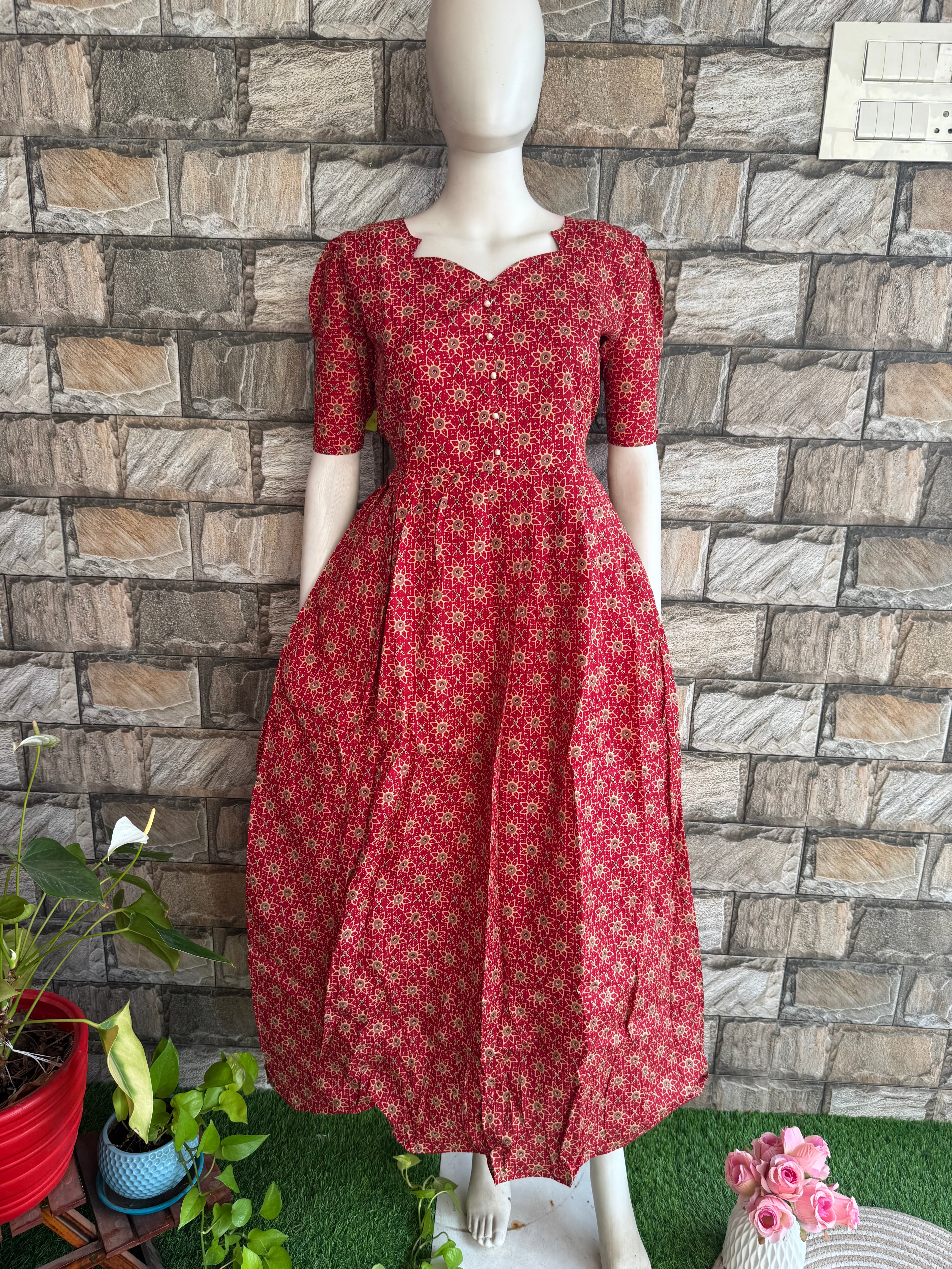 Mix cotton Maternity maxi Budget Maxi