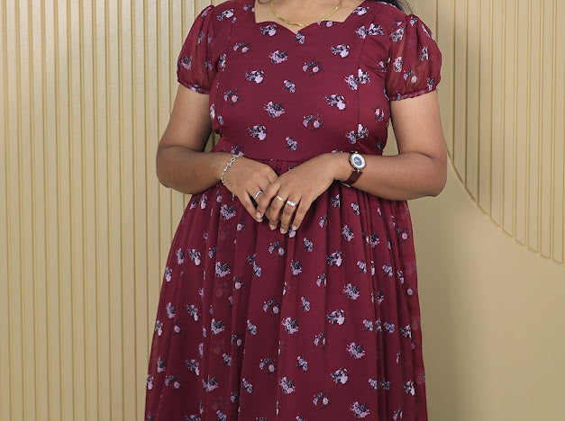 Georgette Maternity Maxi - Tanvi