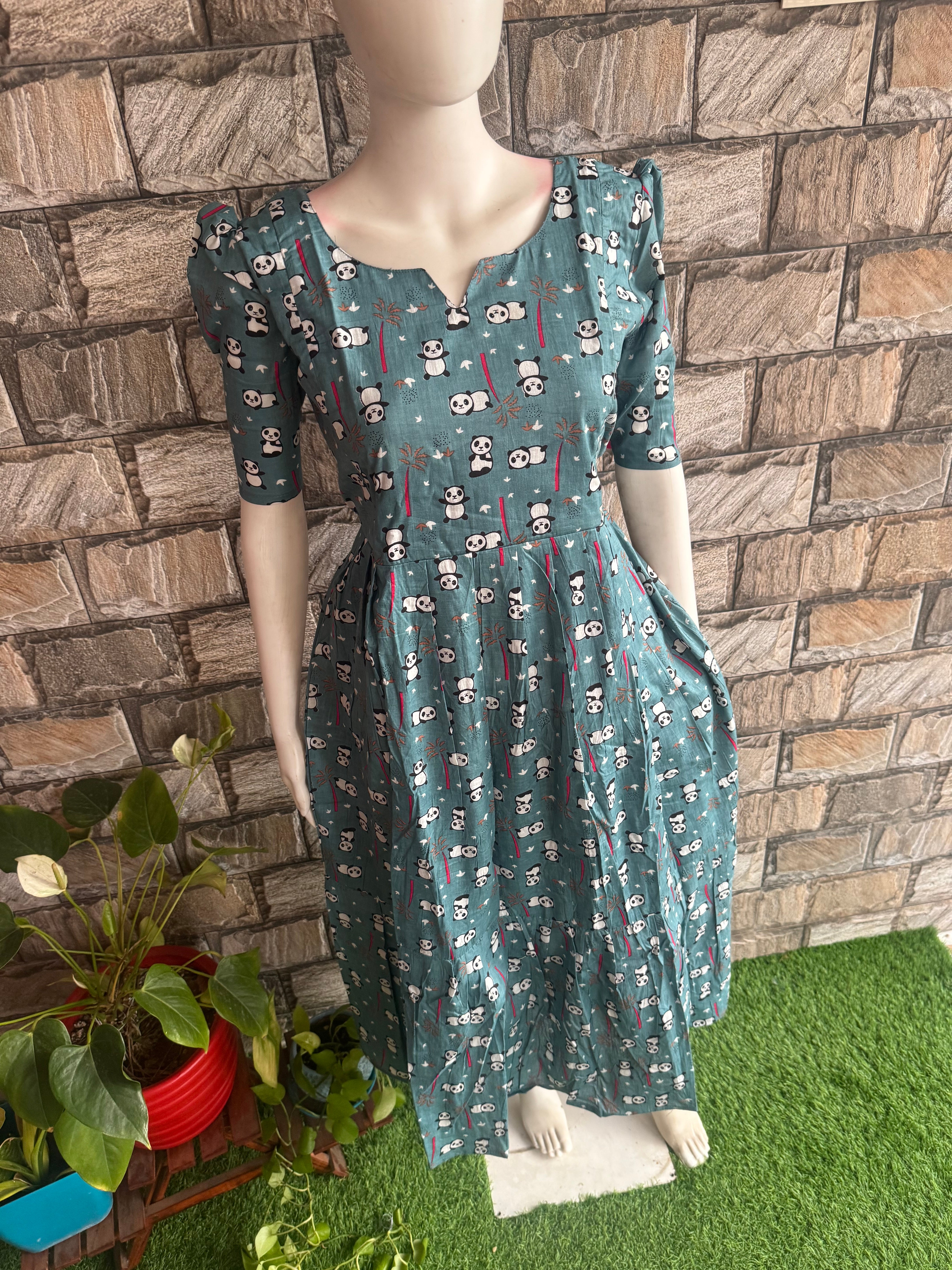 Budget  soft cotton Maternity maxi