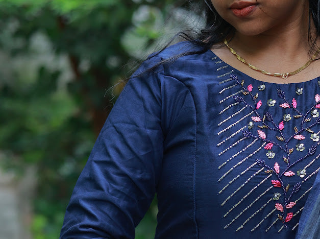 Titanium silk fabric  3 piece Set -Only Feeding