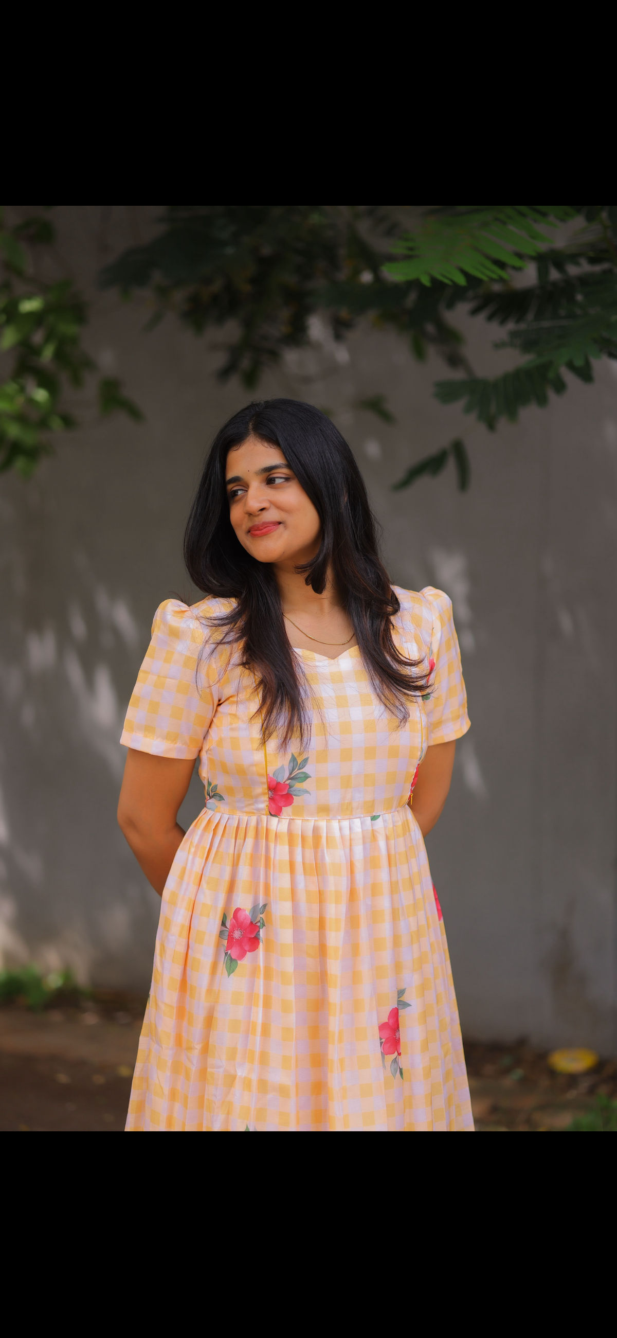 Premium mul Chanderi  cotton Maternity maxi Mango yellow