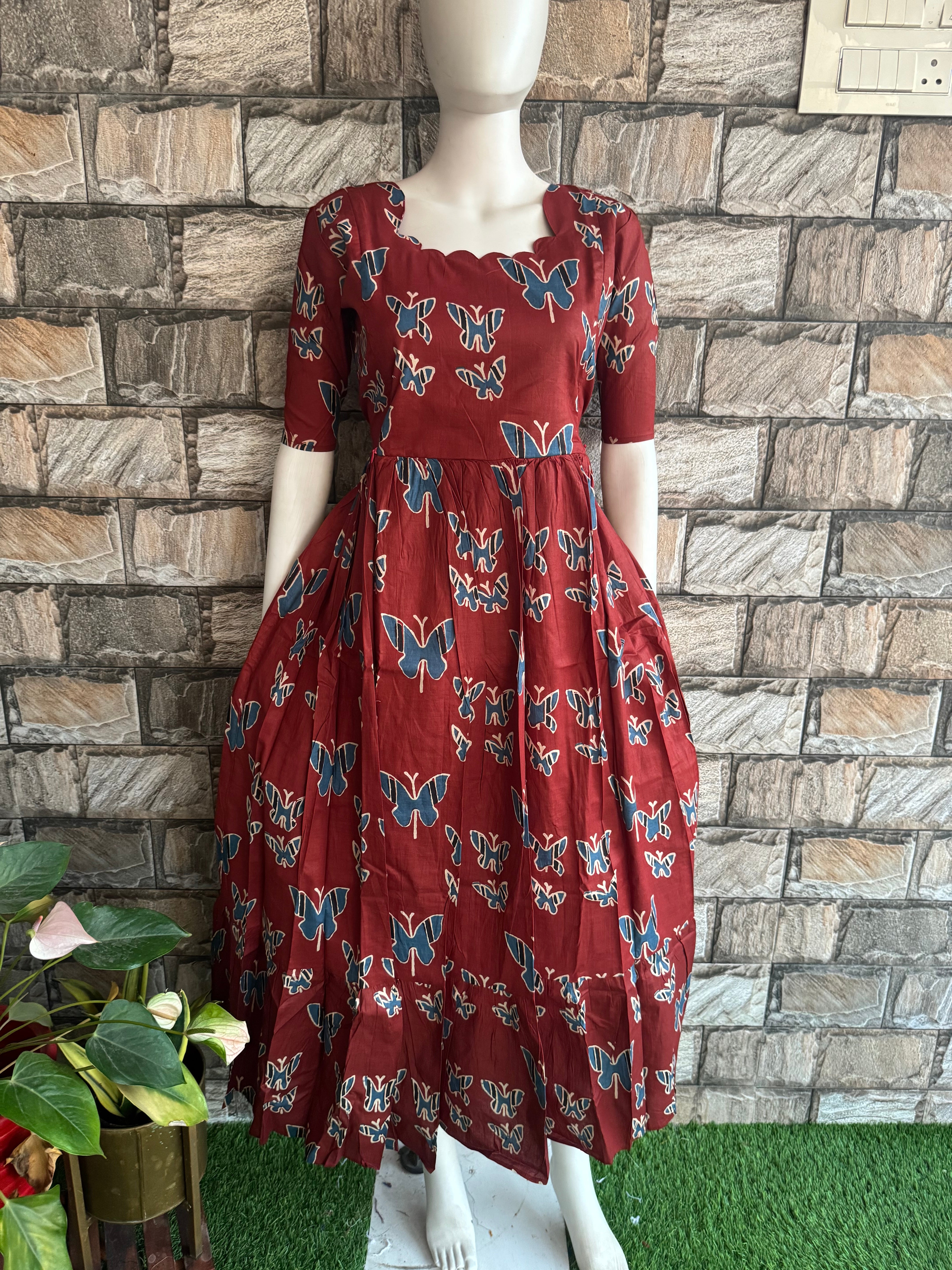 Butterfly Maternity Maxi