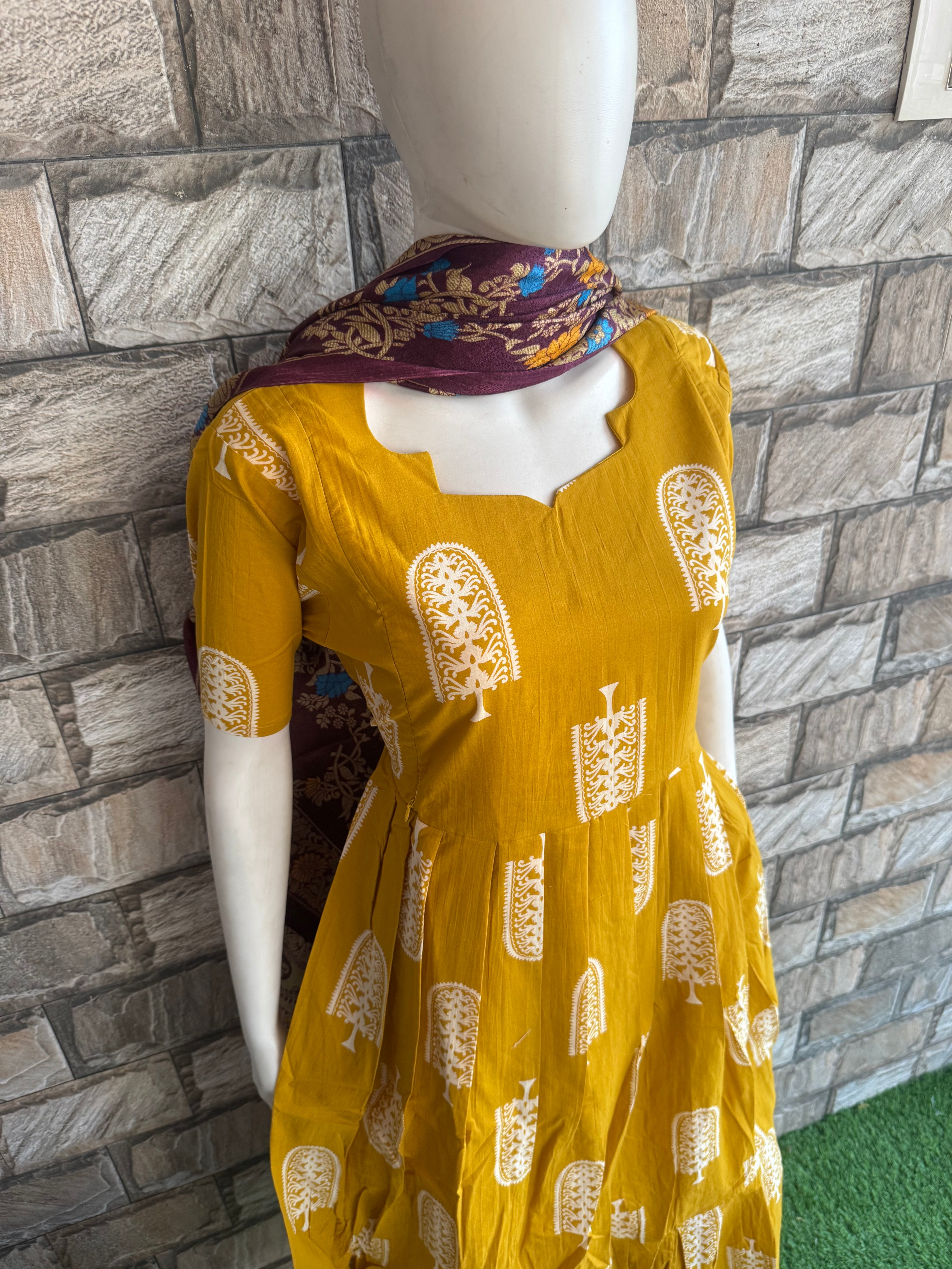 Yellow Blossom Maternity Maxi