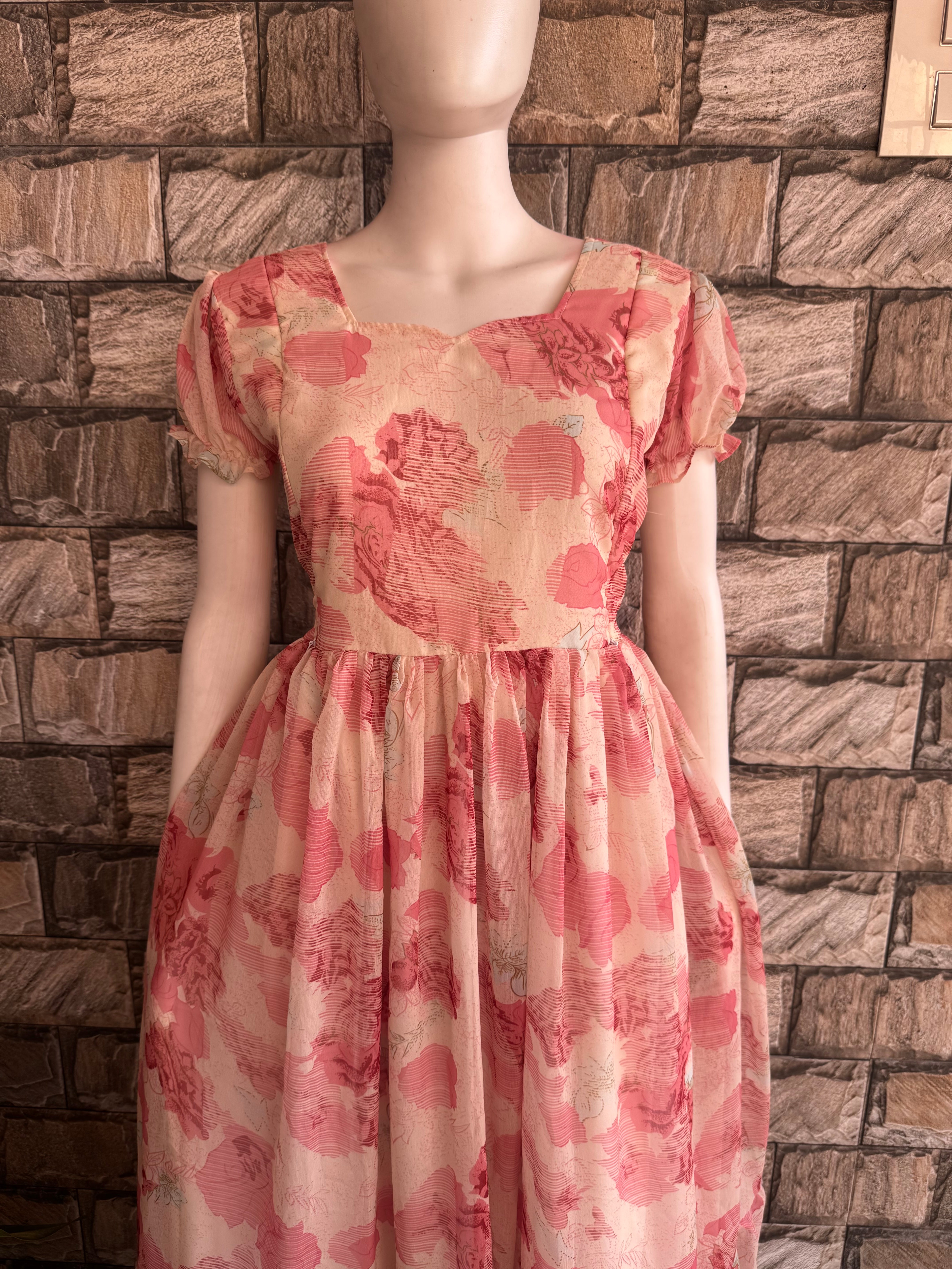 Peach love Maternity maxi