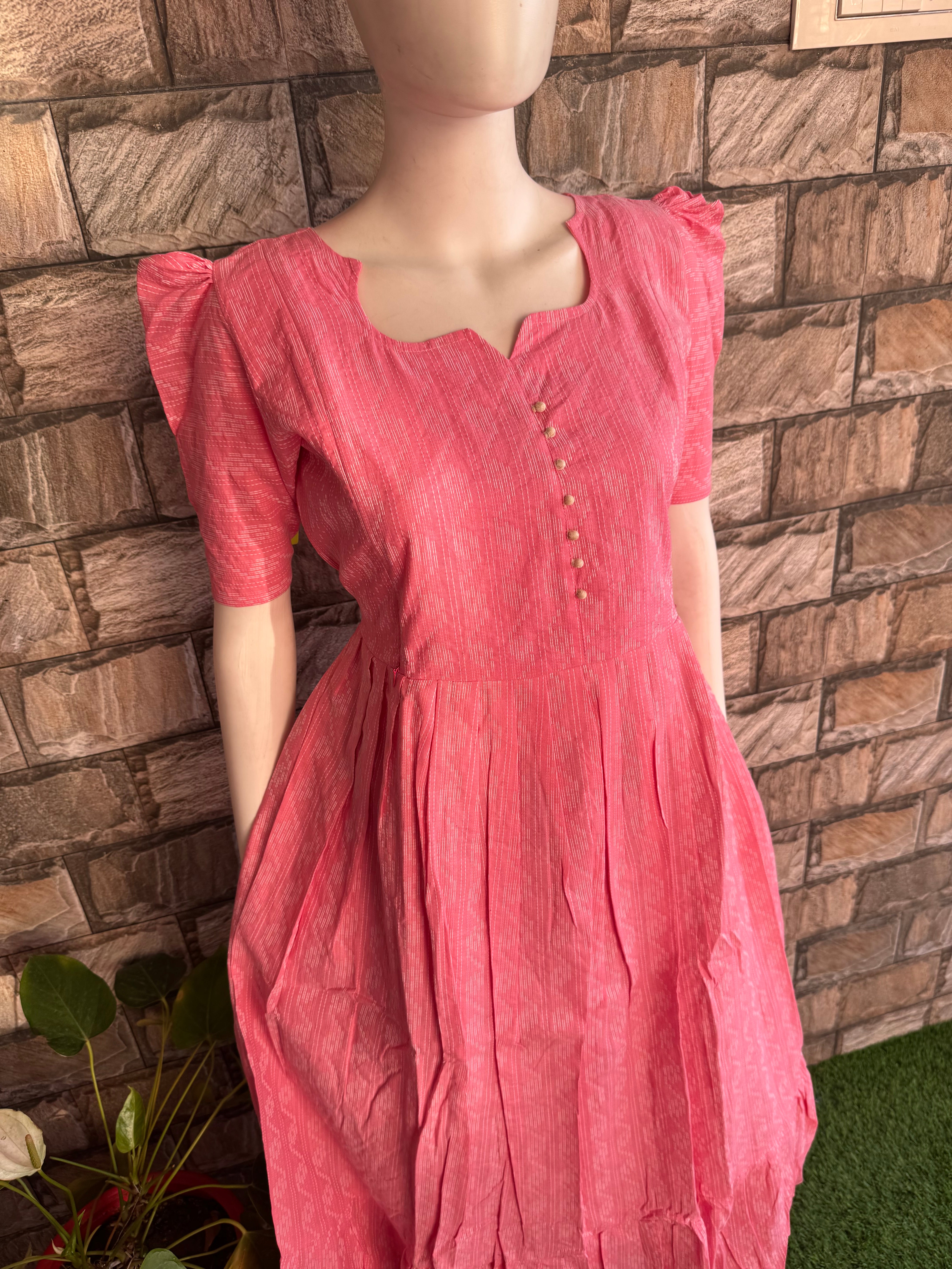 Cotton  candy soft kanta cotton Maternity maxi