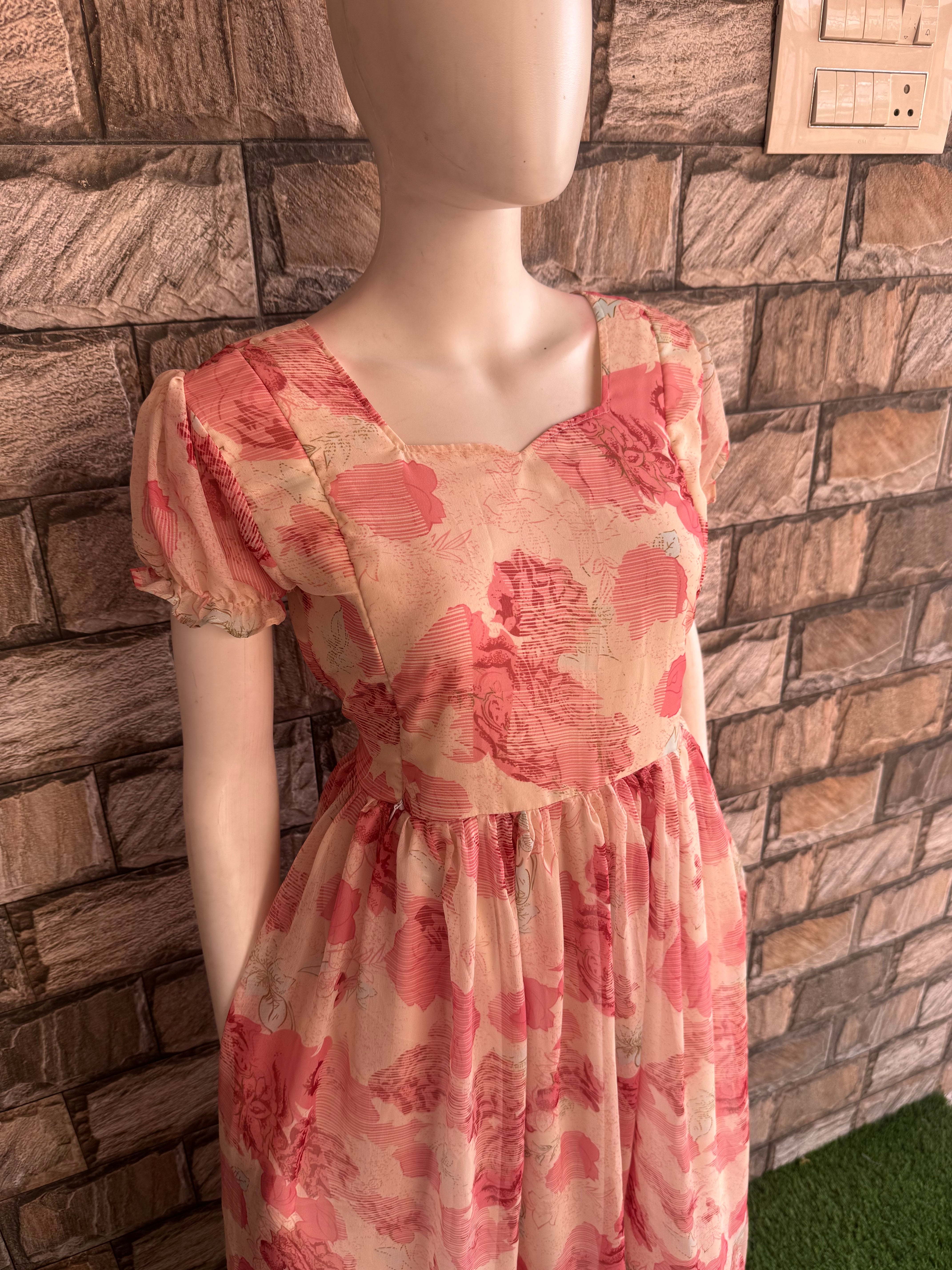 Peach love Maternity maxi