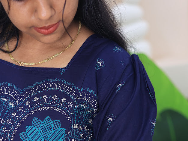 Pure soft cotton Maternity maxi  - Neelima