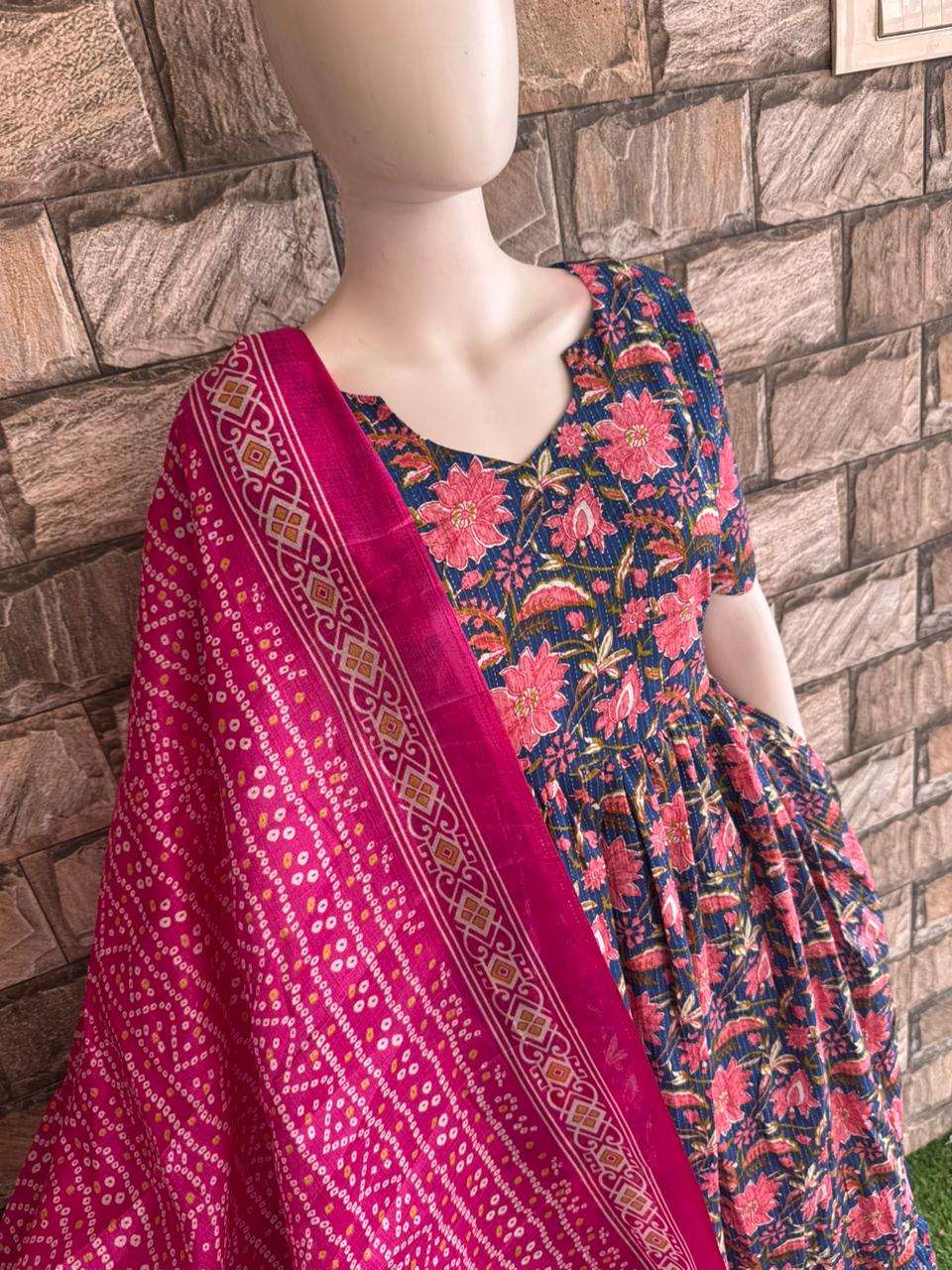 Pink Dupatta CF116