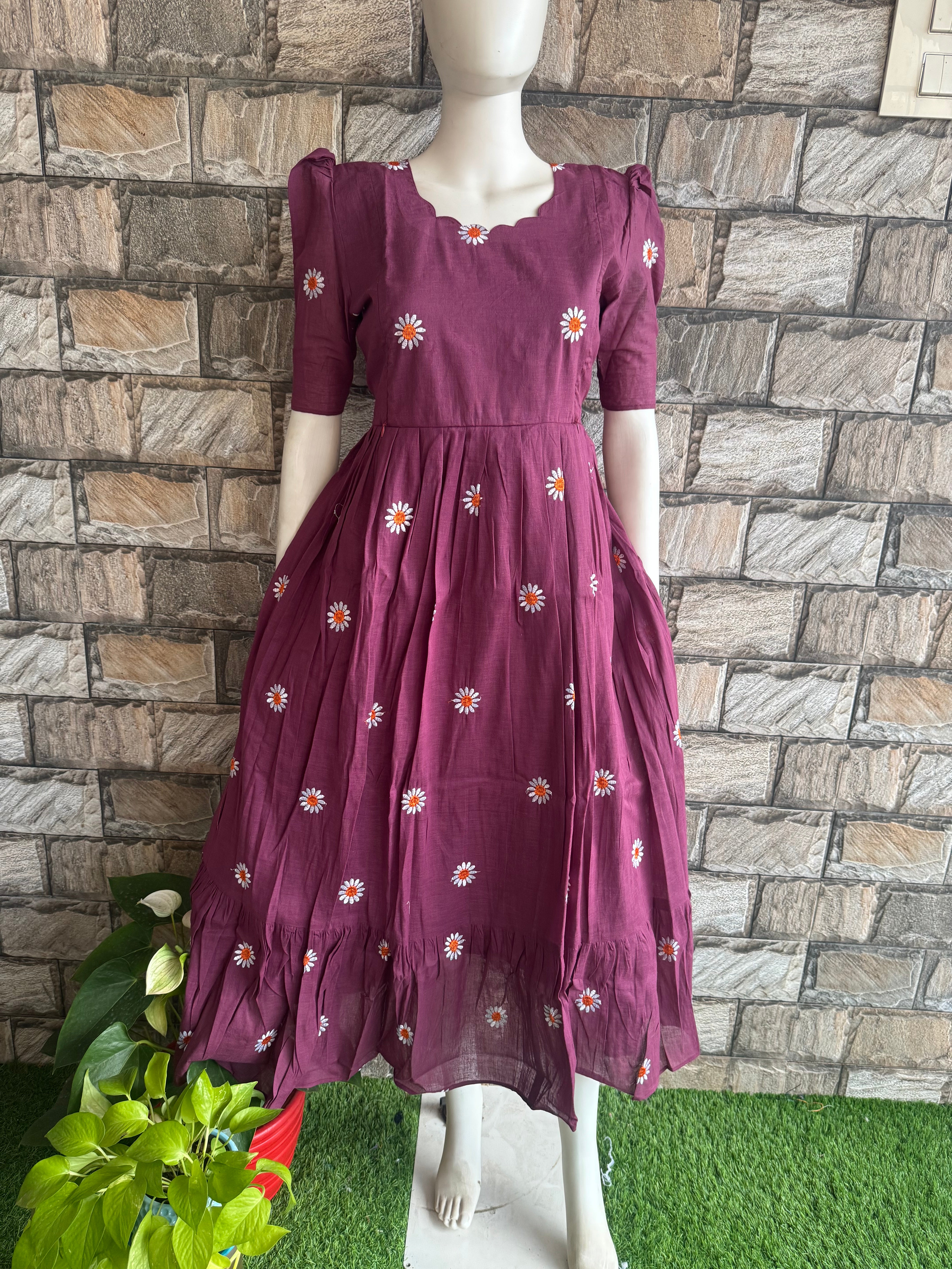 Khadhi cotton maternity maxi