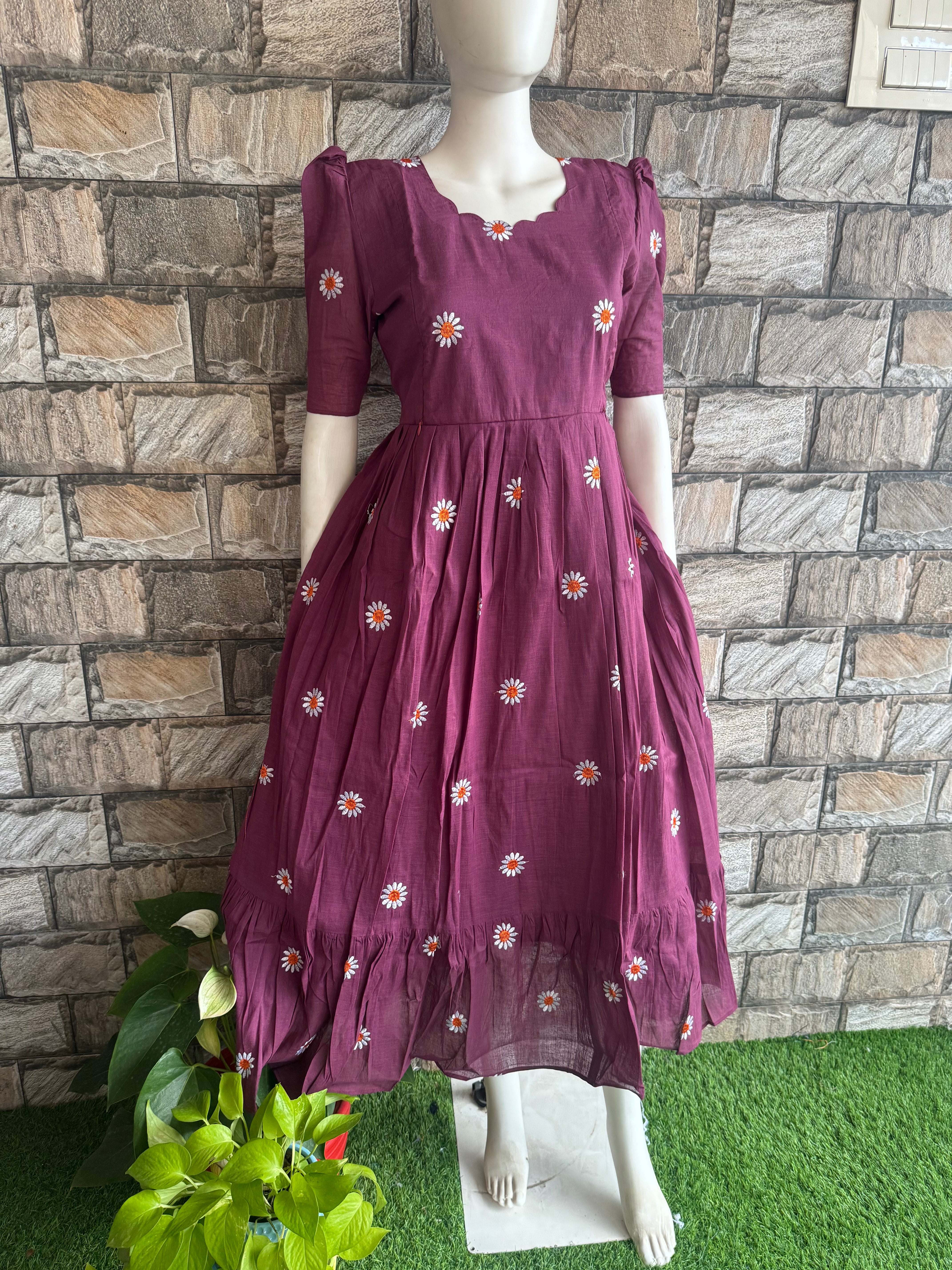 Khadhi cotton maternity maxi