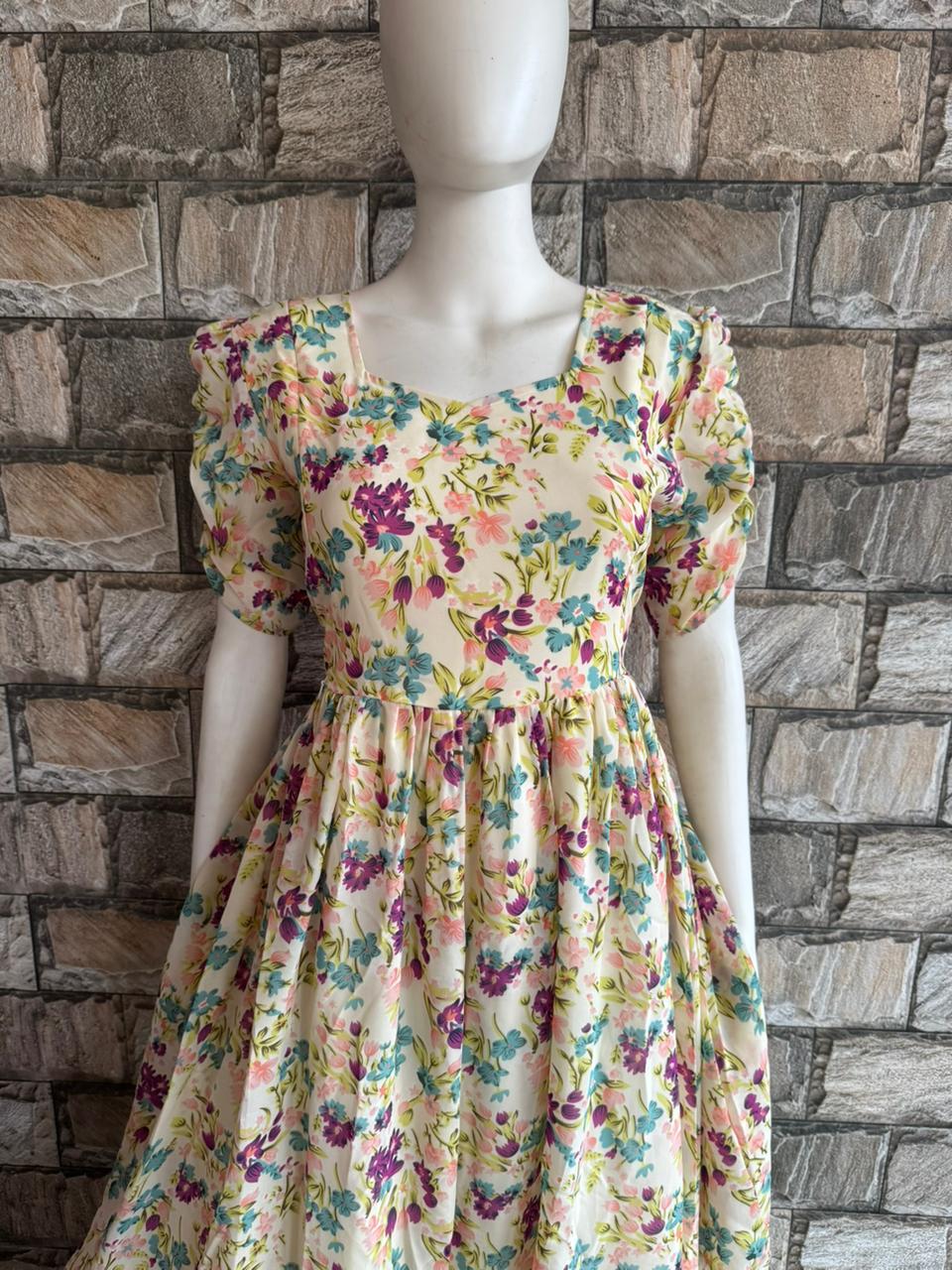 Sandal georgette maxi