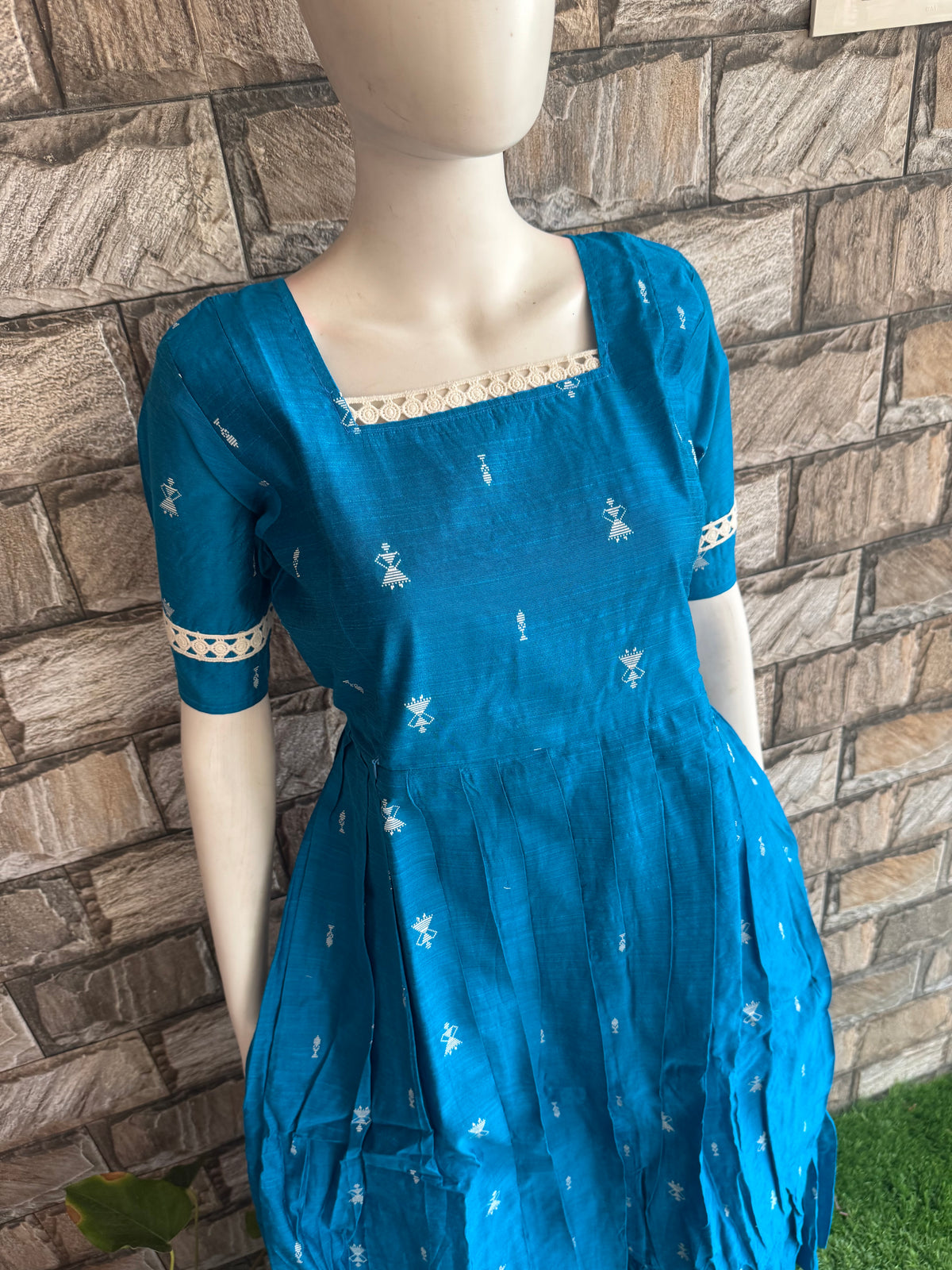 Diwali series Maternity raw silk maxi- without Dupatta