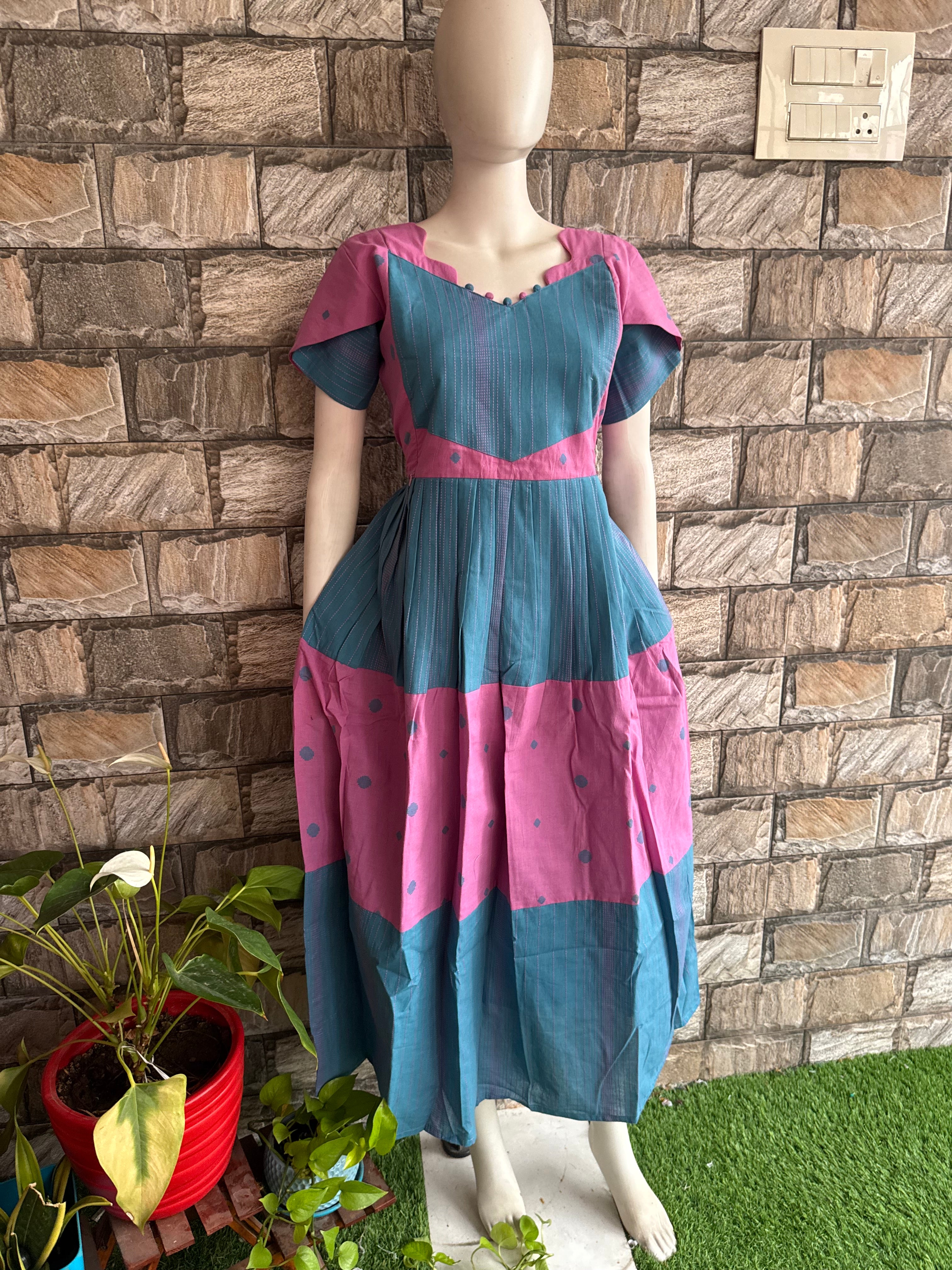 Maternity maxi Handloom cotton