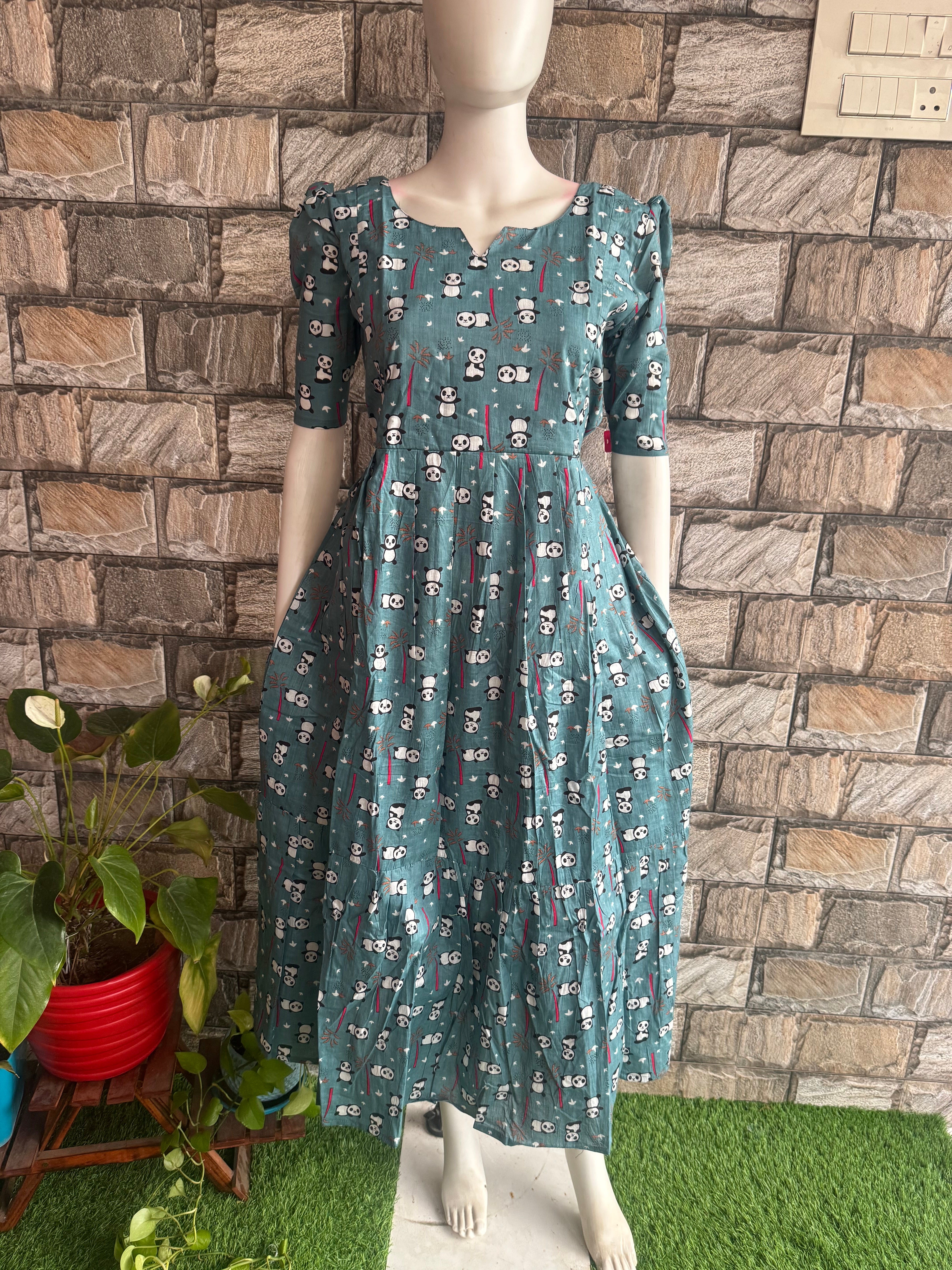 Budget  soft cotton Maternity maxi