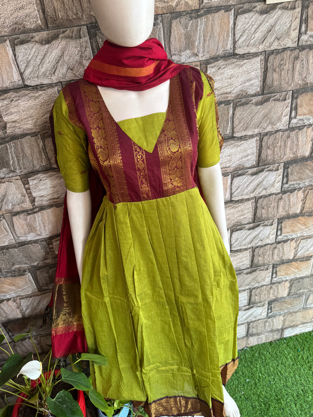Kalyani cotton Maternity maxi