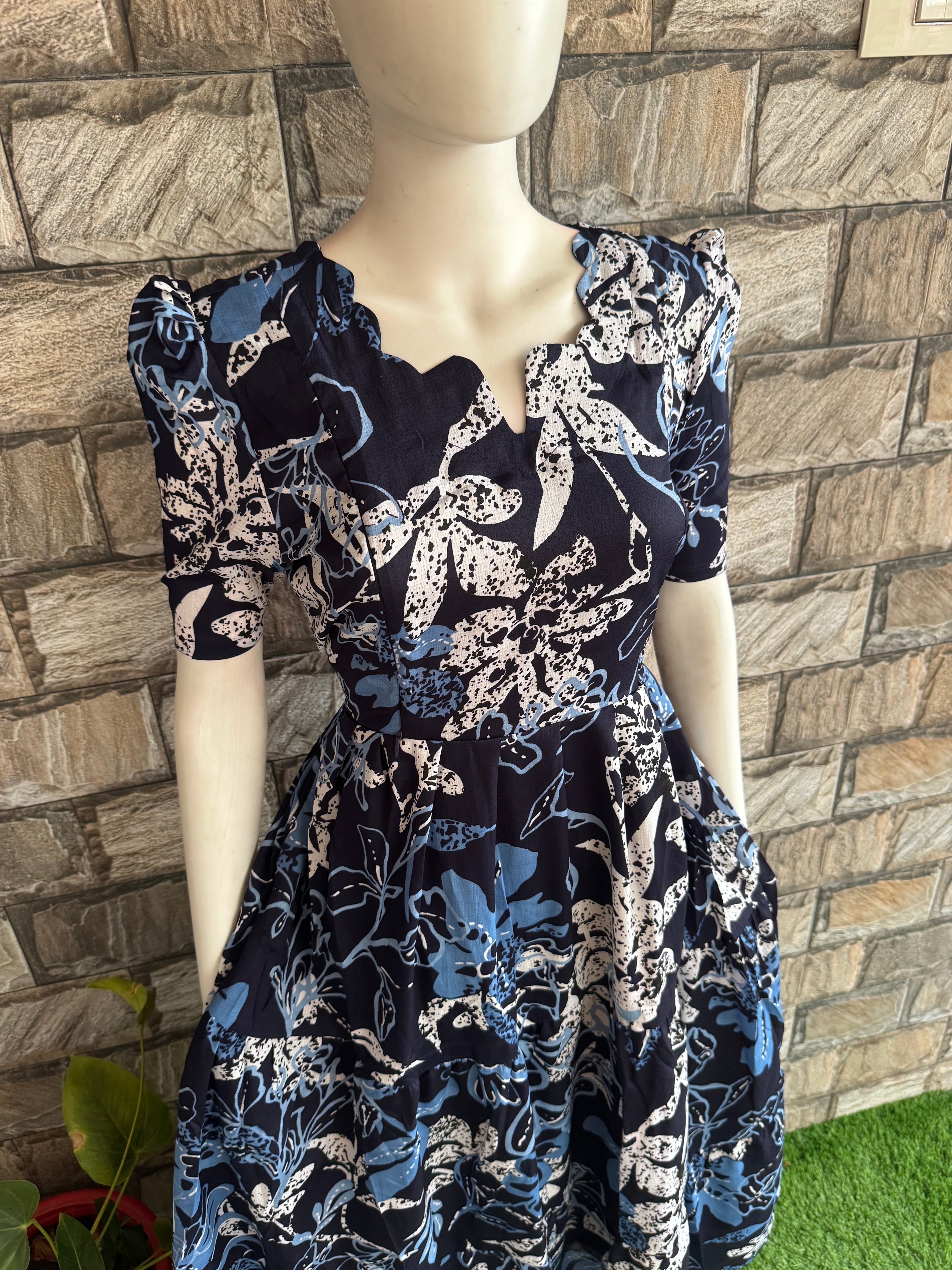 Delta Maternity Feeding maxi  Navy blue