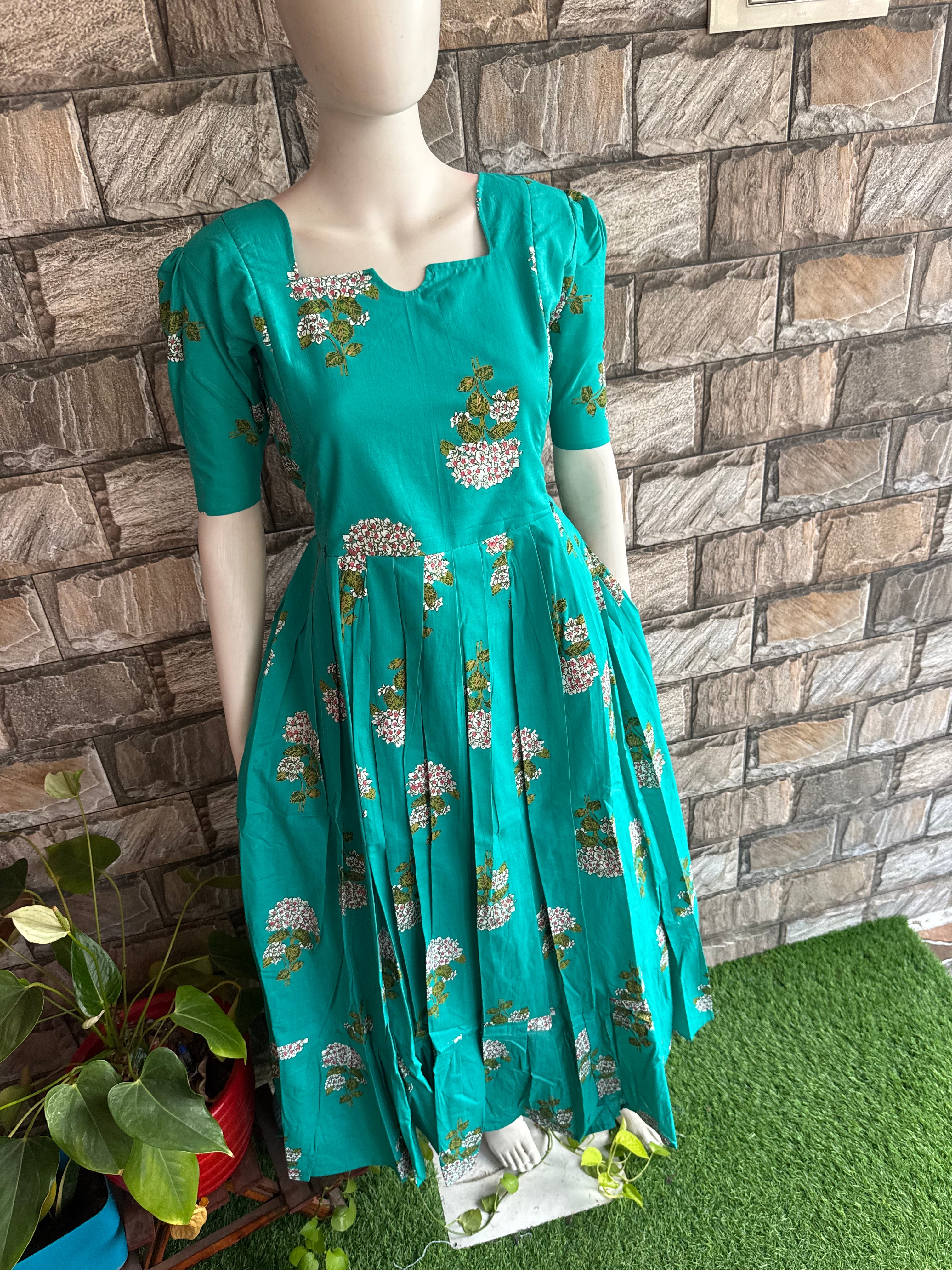 Blue Lady soft cotton Maternity maxi