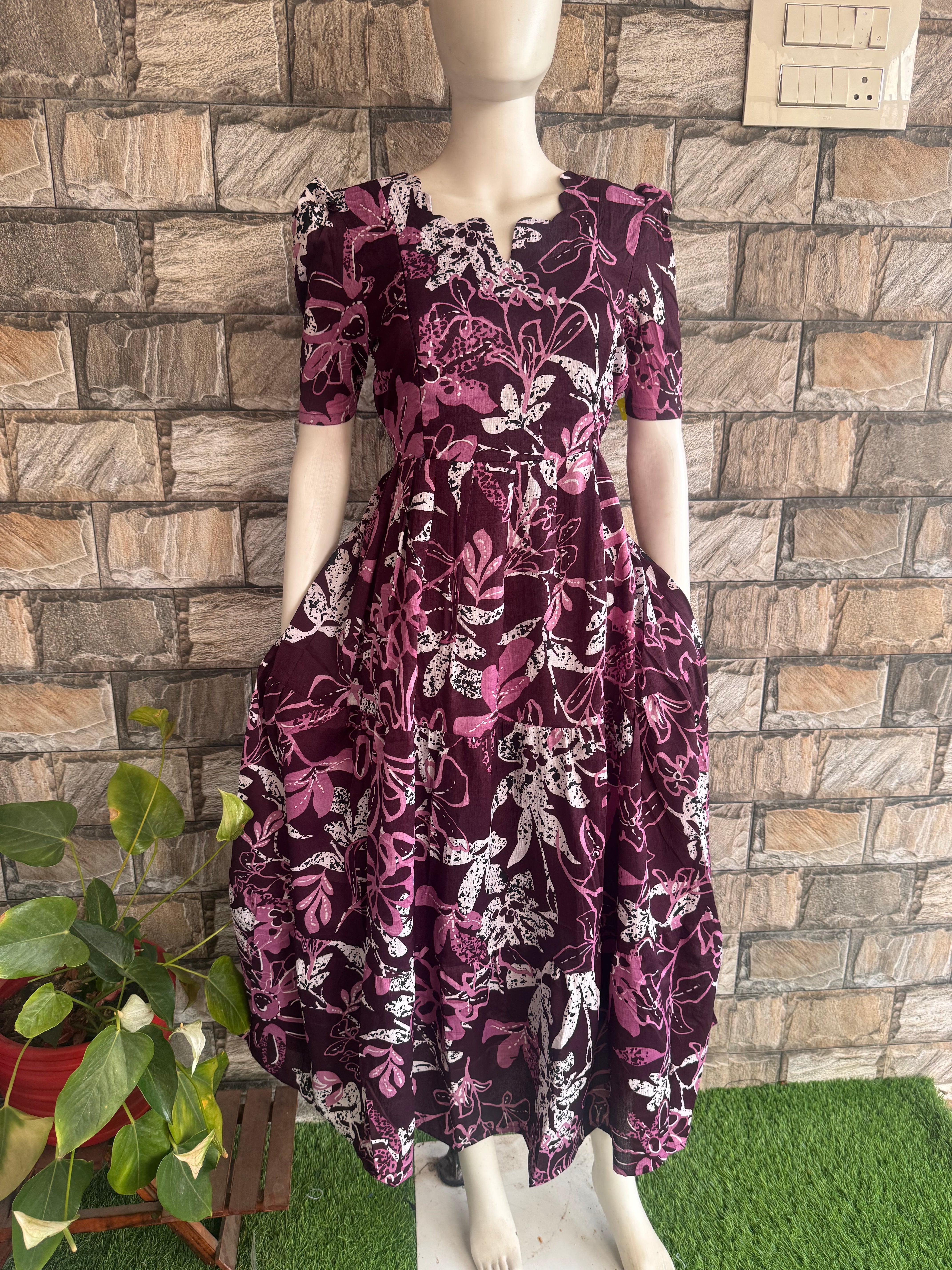 Delta Maternity maxi  wine shade