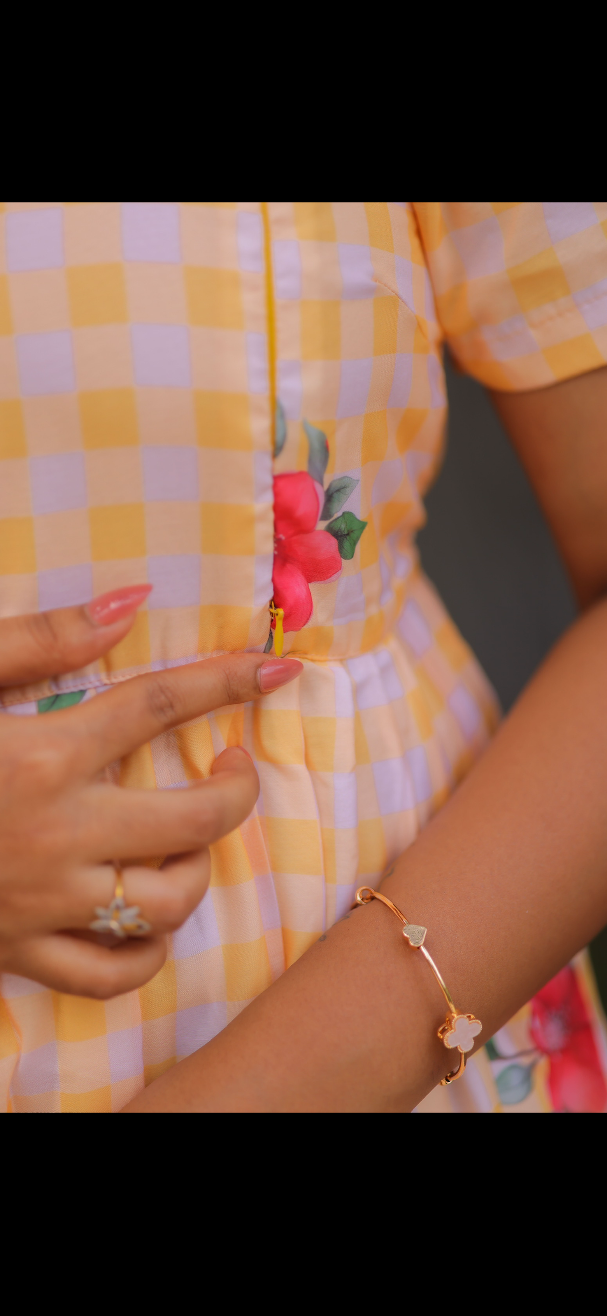 Premium mul Chanderi  cotton Maternity maxi Mango yellow