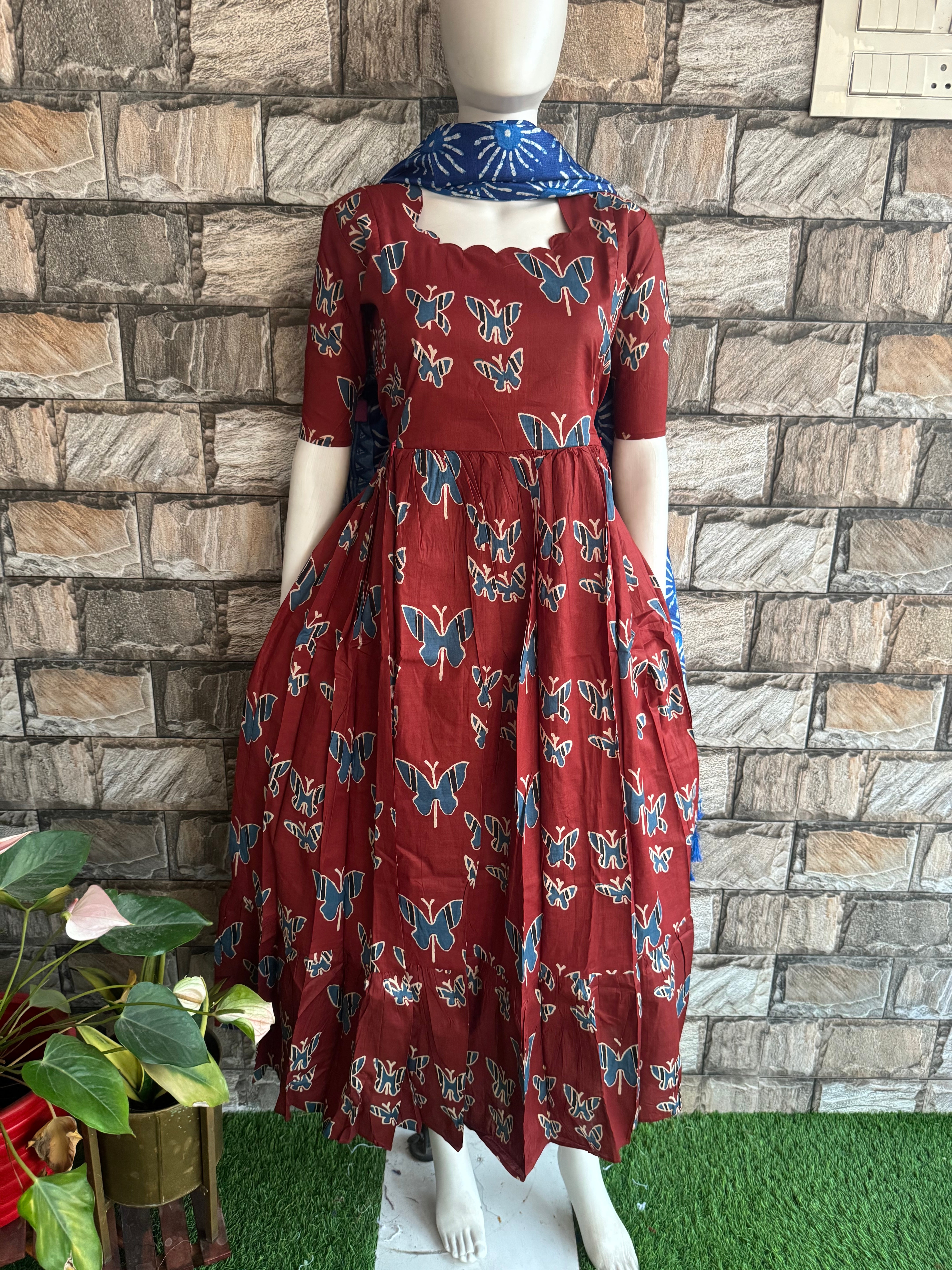 Butterfly Maternity Maxi