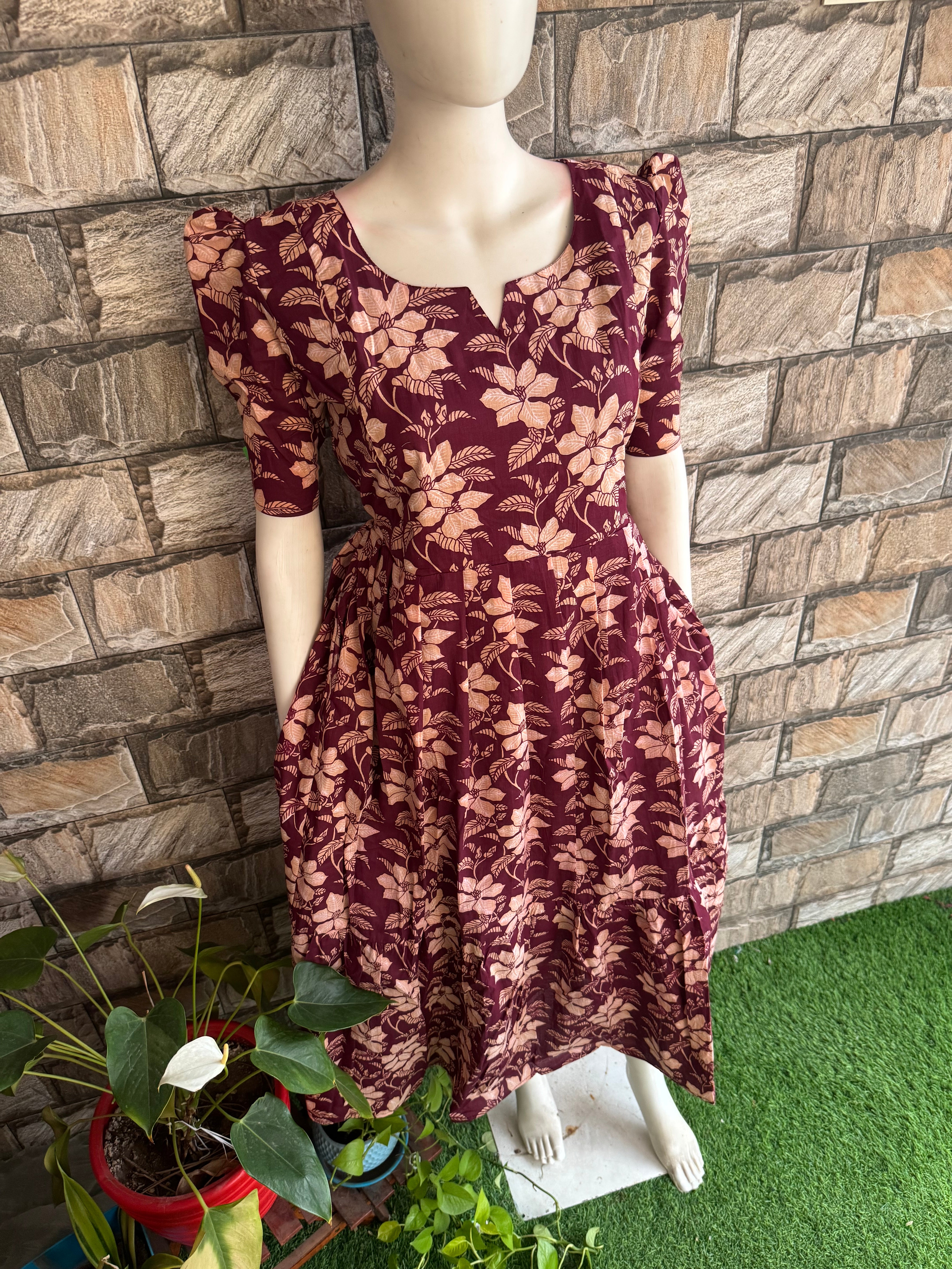 Budget  soft cotton Maternity maxi