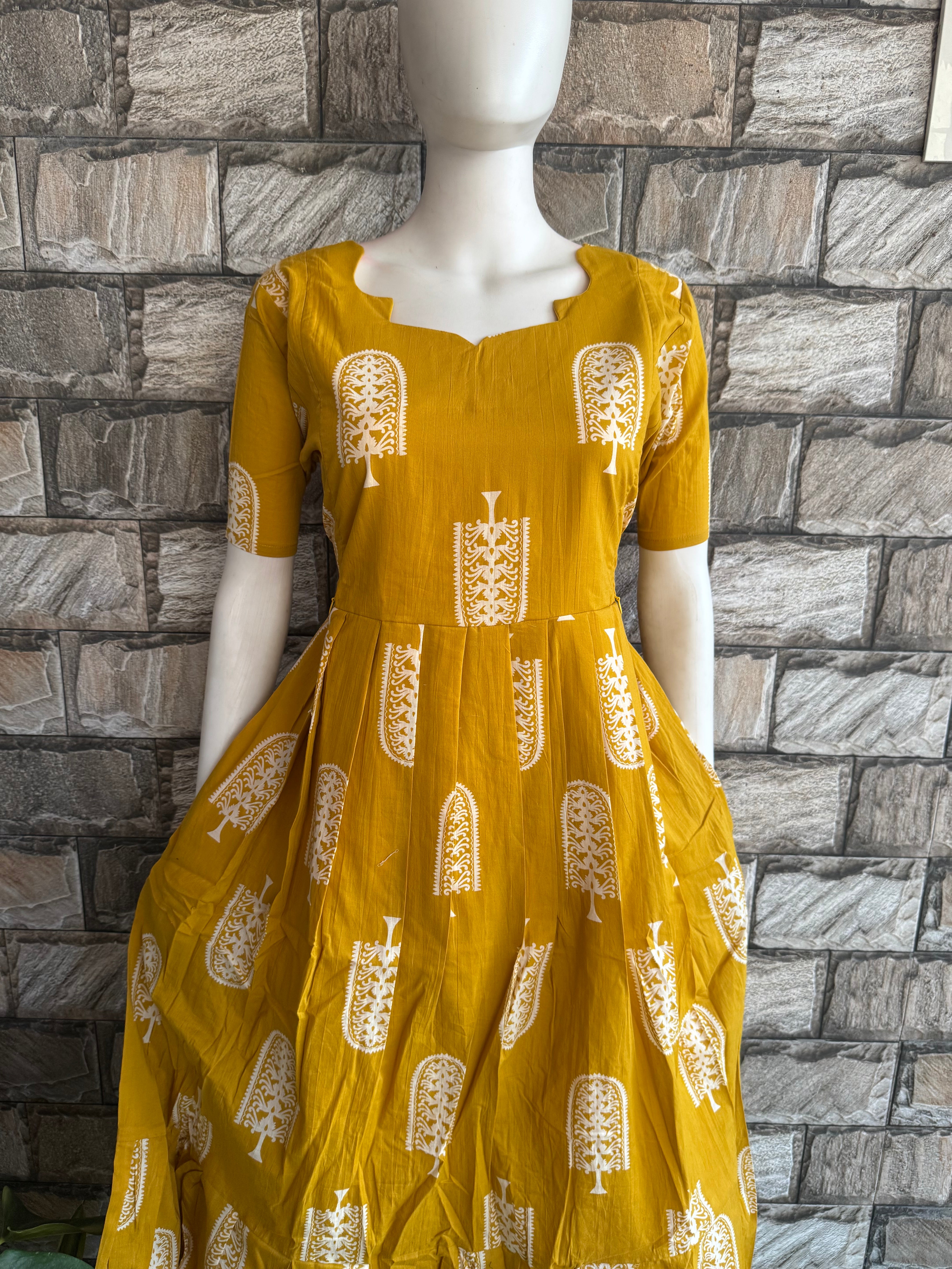 Yellow Blossom Maternity Maxi