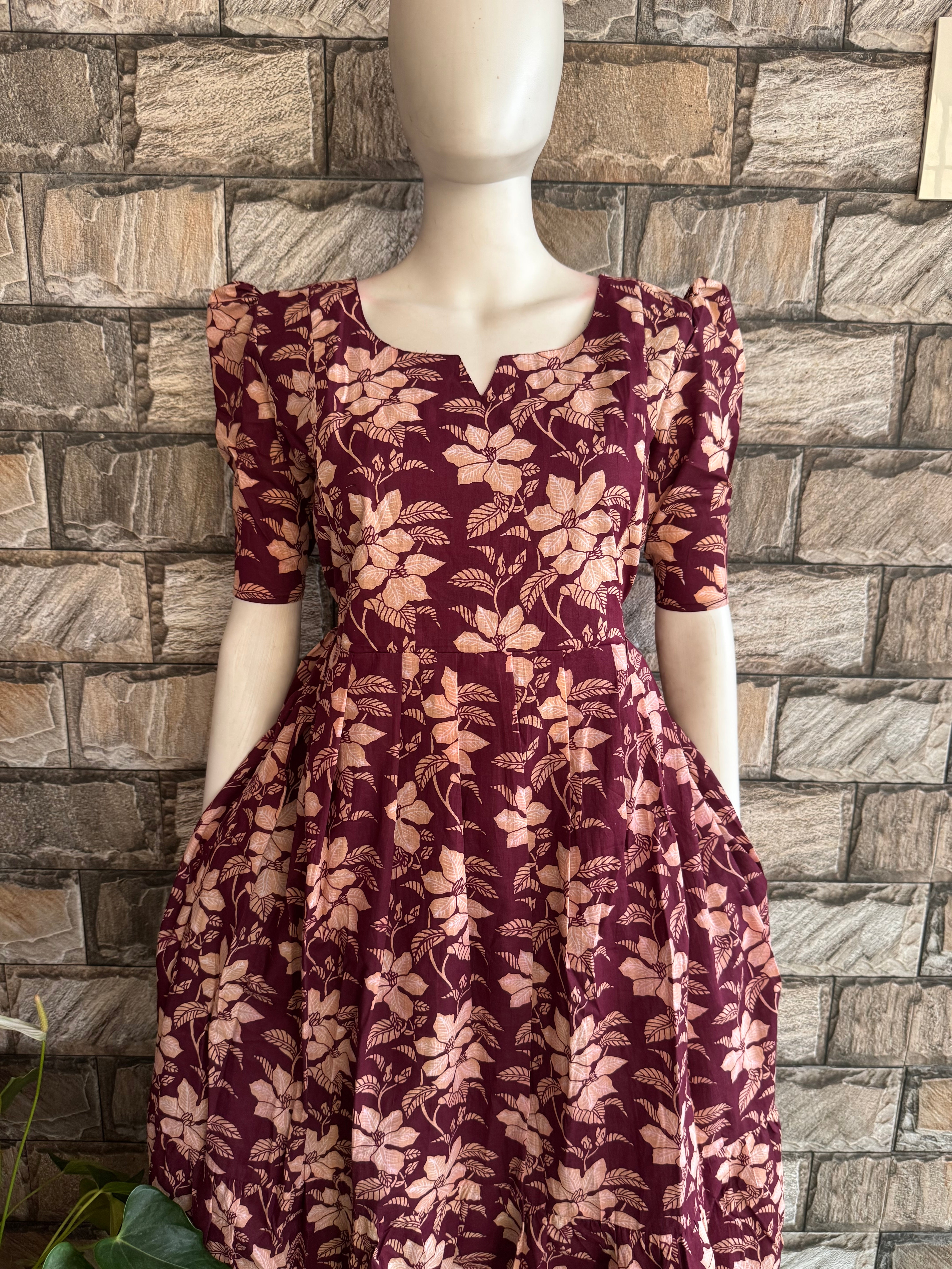 Budget  soft cotton Maternity maxi
