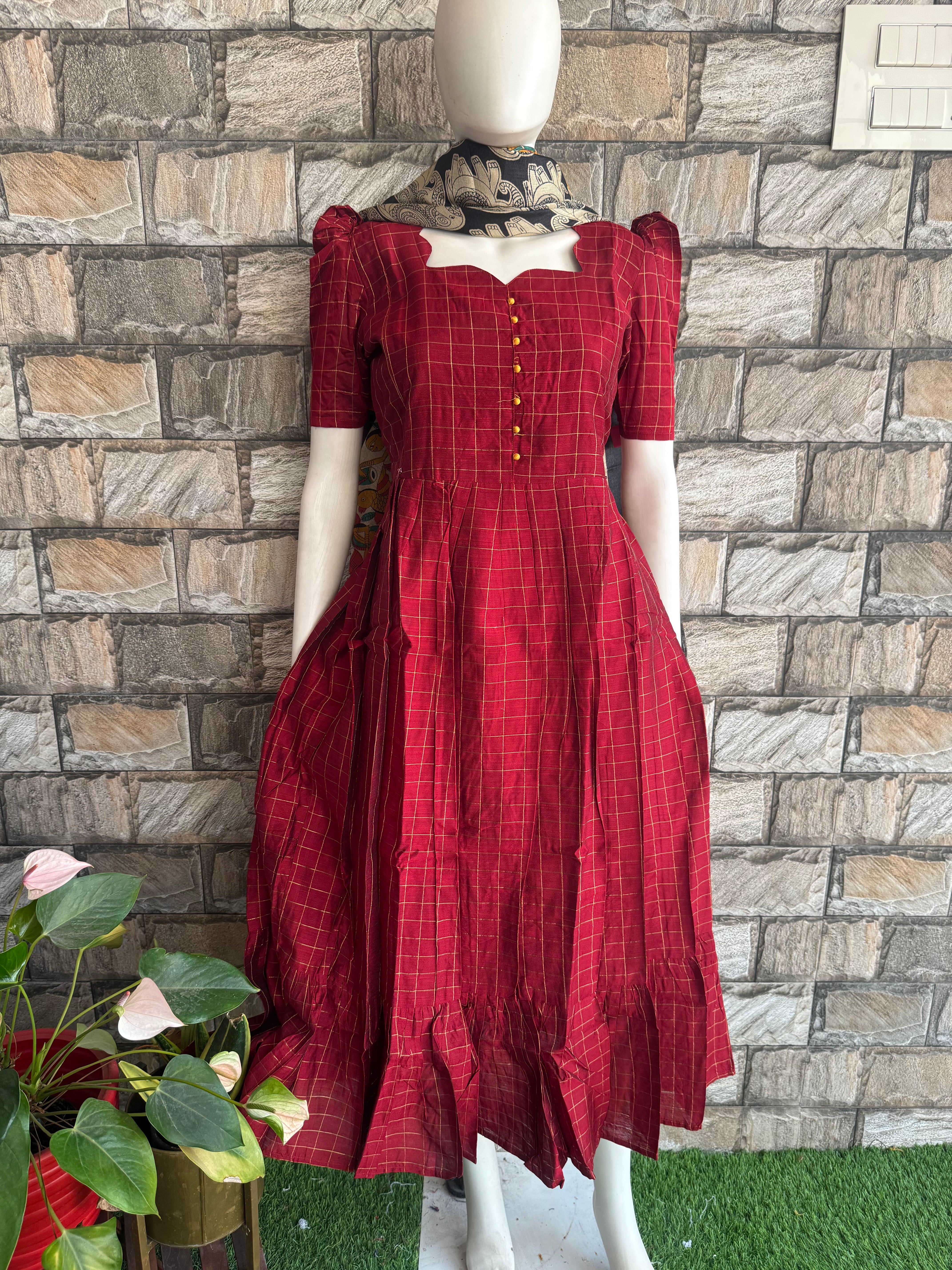 Maroon bliss Maternity Maxi