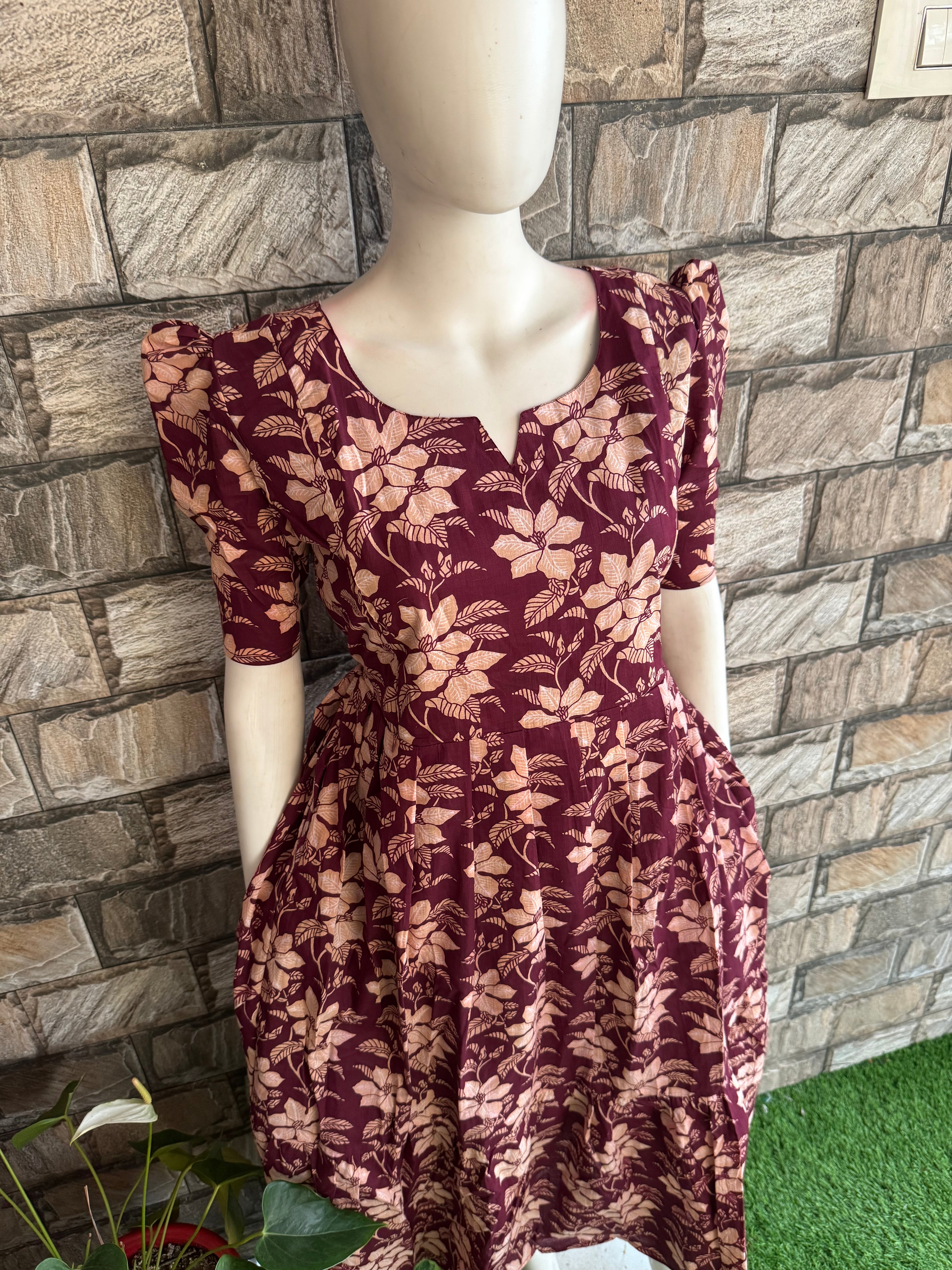 Budget  soft cotton Maternity maxi