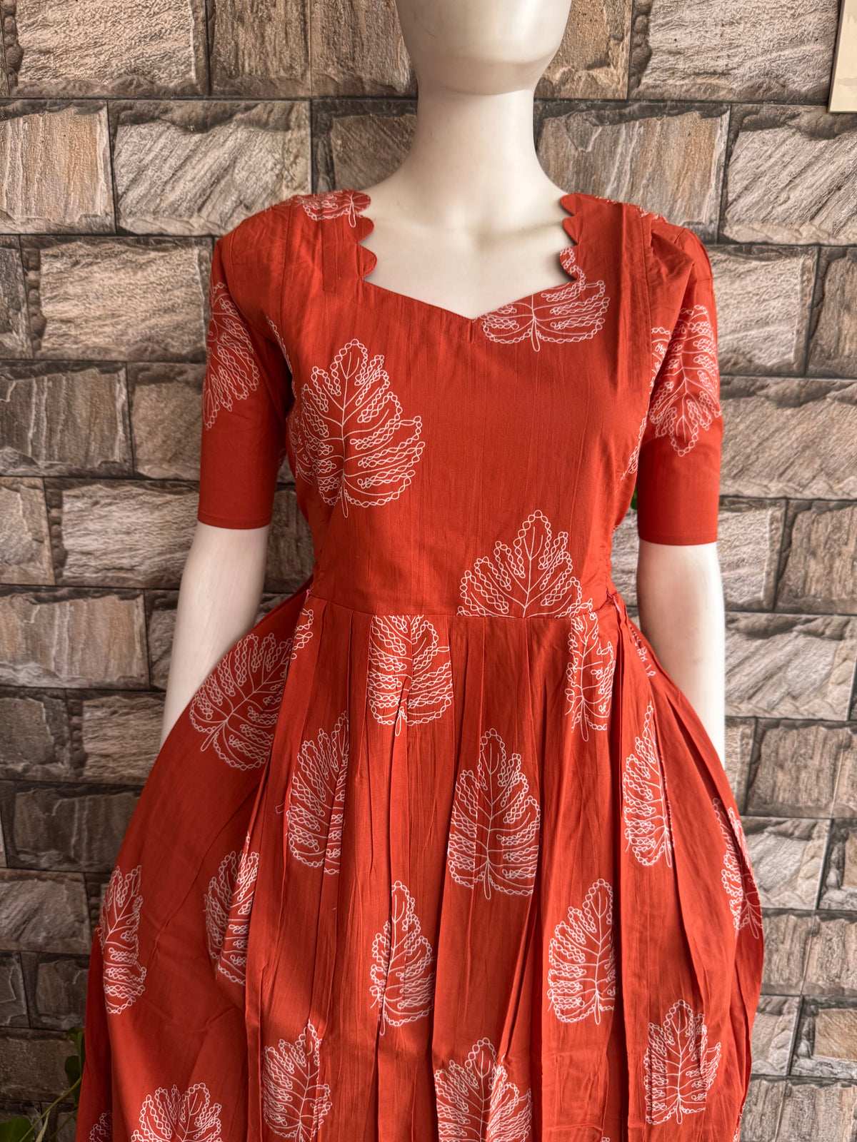 Soft cotton Maternity maxi without dupatta