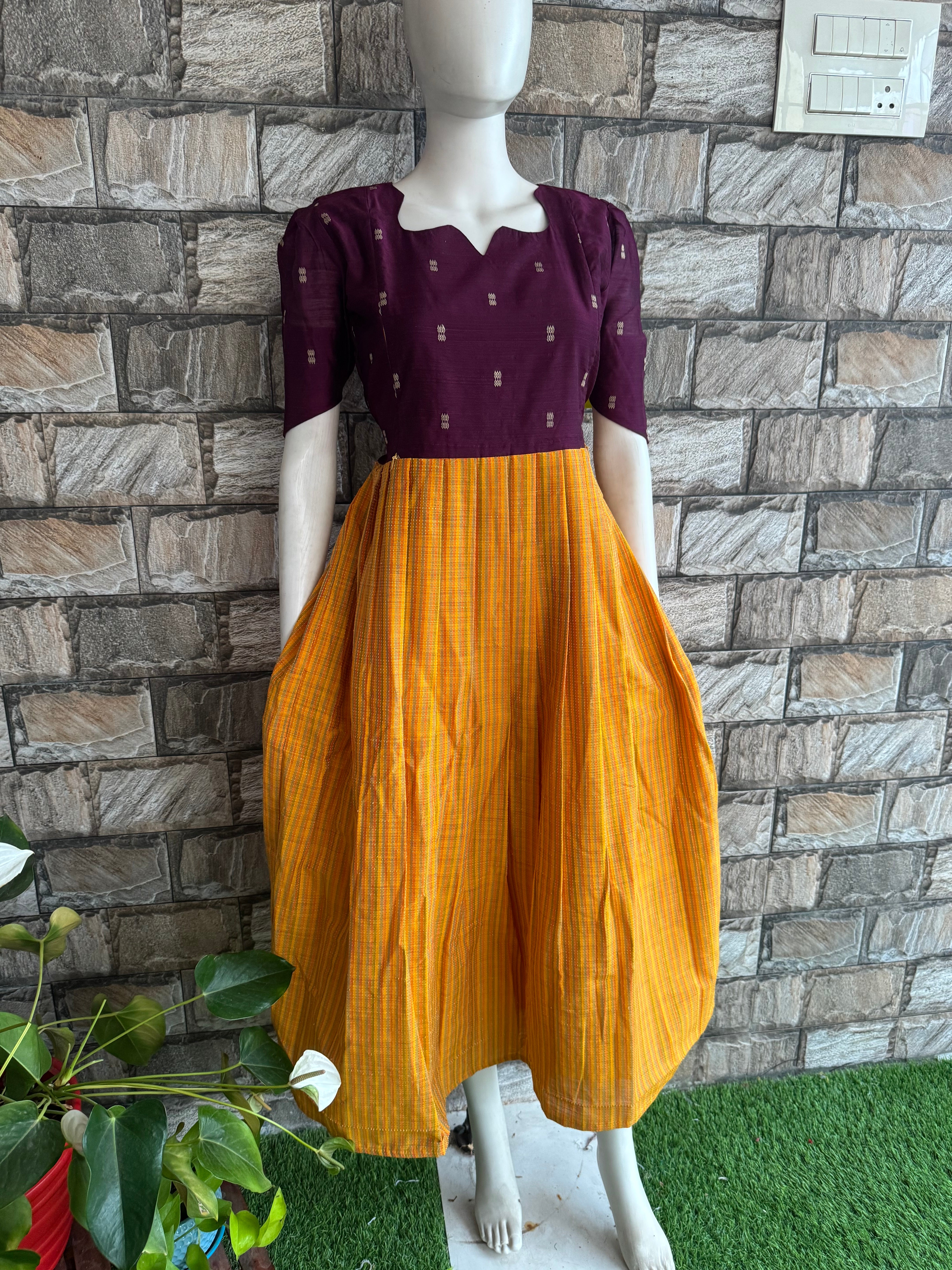 Pretty mix and match Maternity maxi