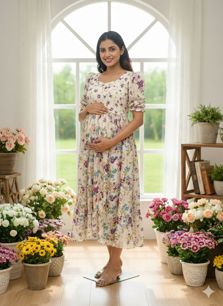 Sandal georgette maxi