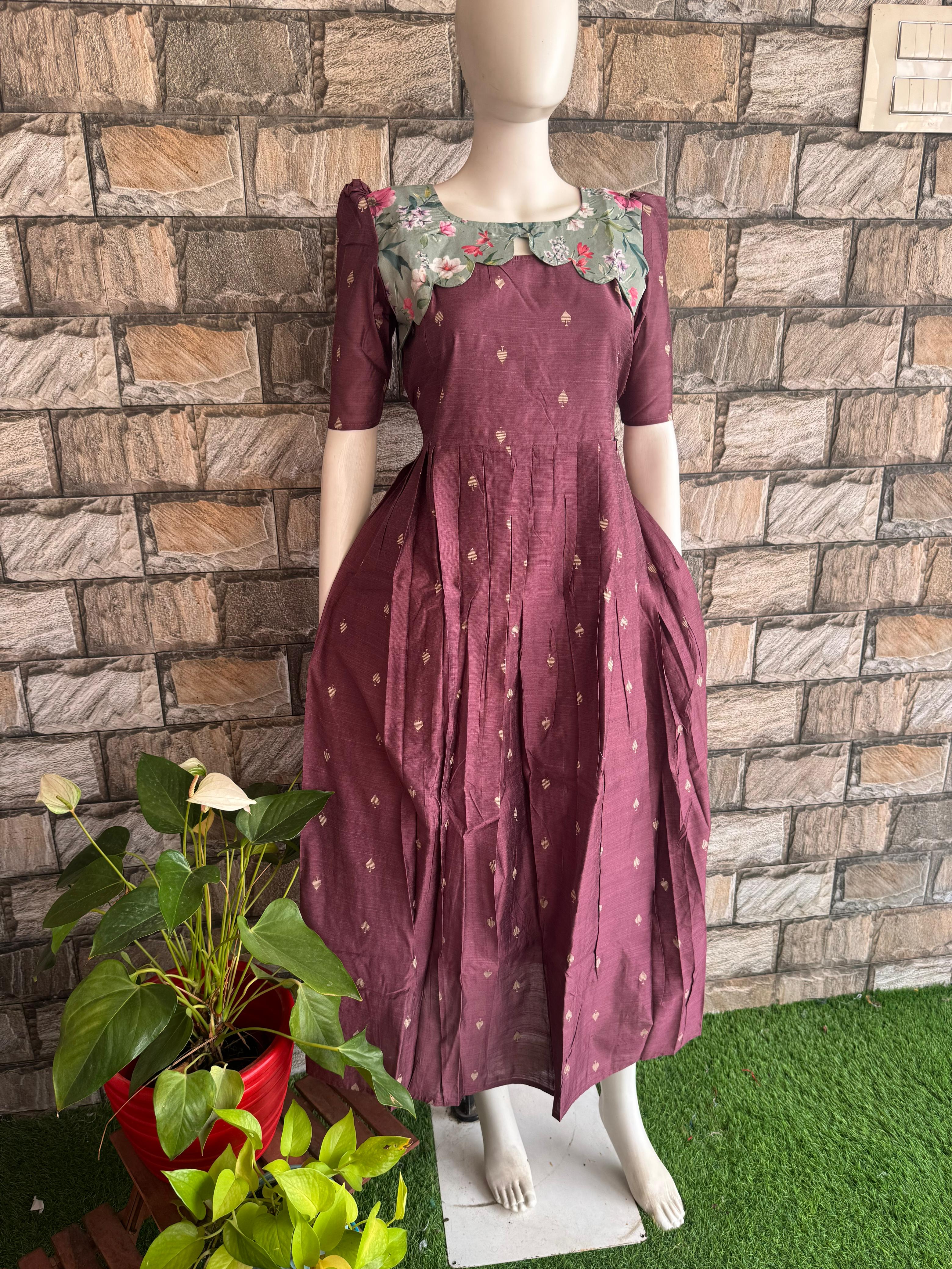 Onion Peel Scale up Raw Silk Maxi CF119