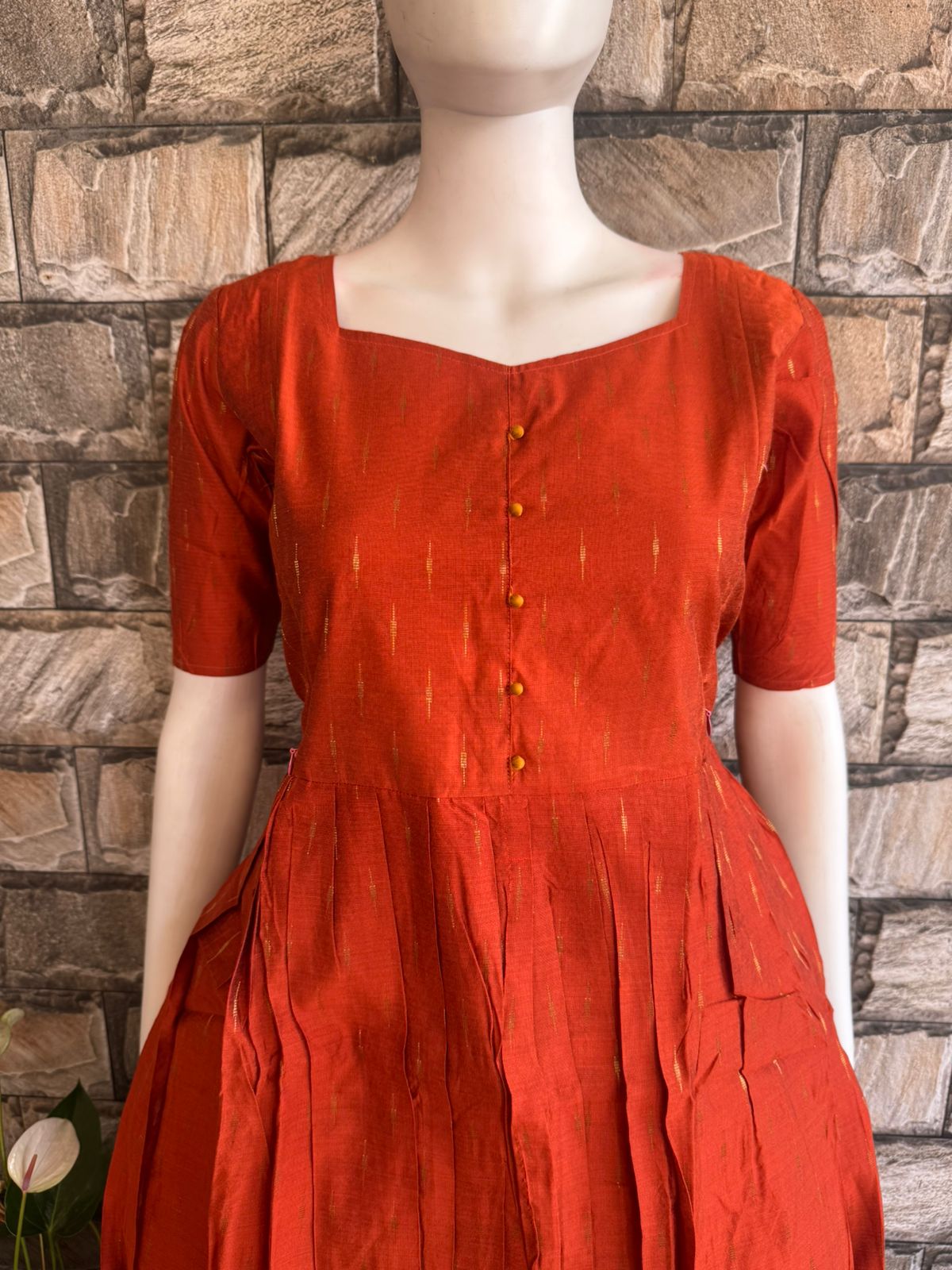 orange slup silk maxi