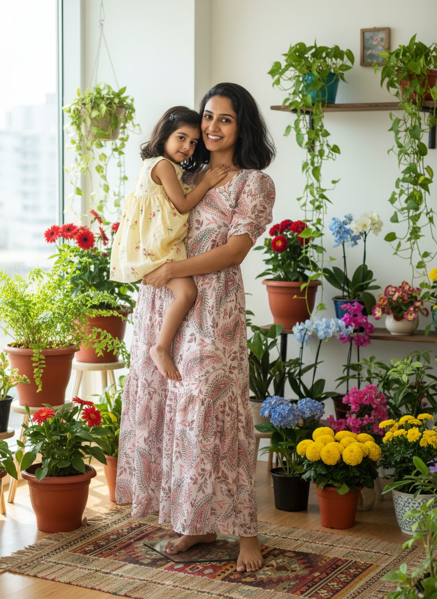 white georgette maxi