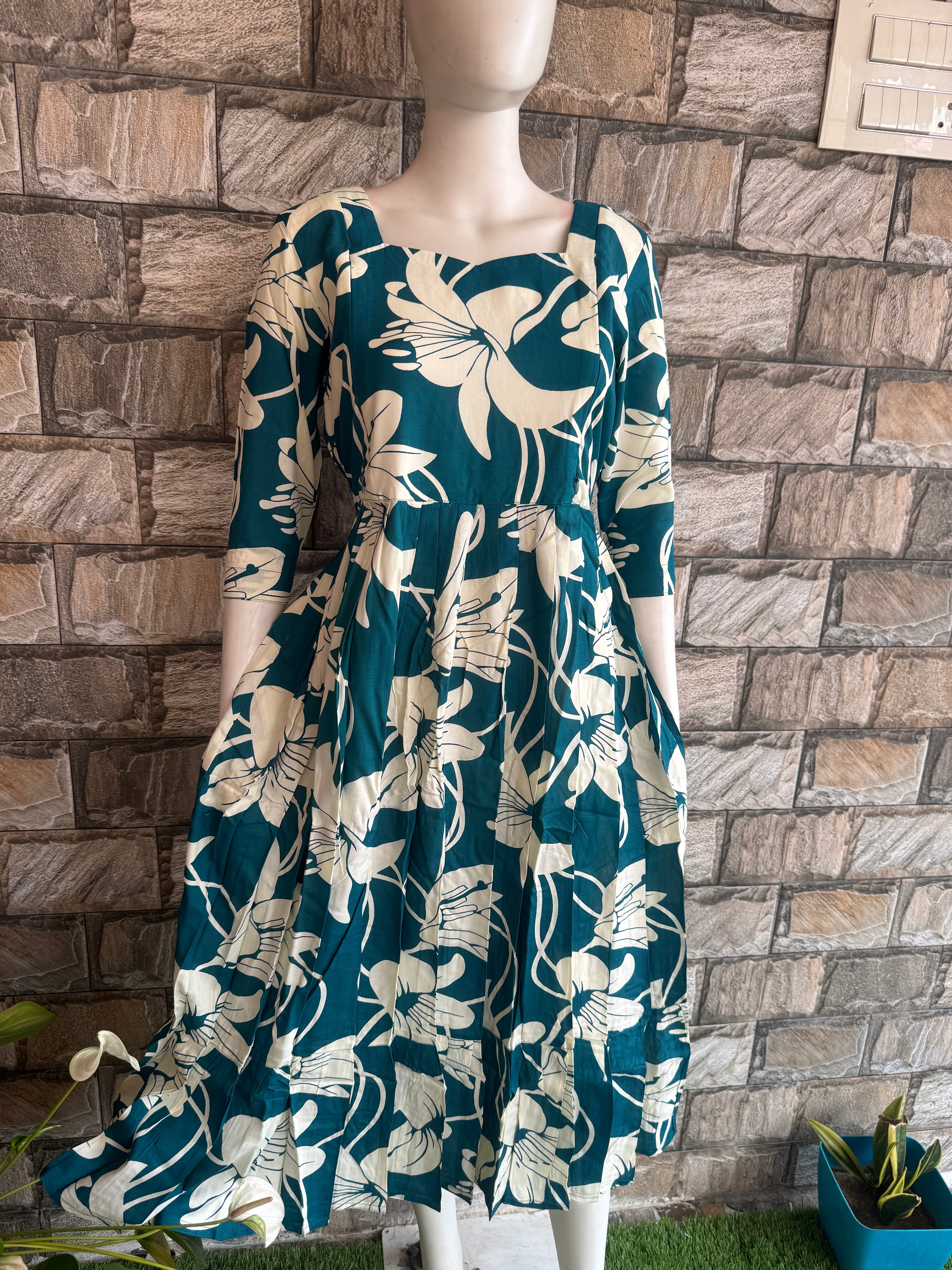 Rama Green summer Maternity Maxi