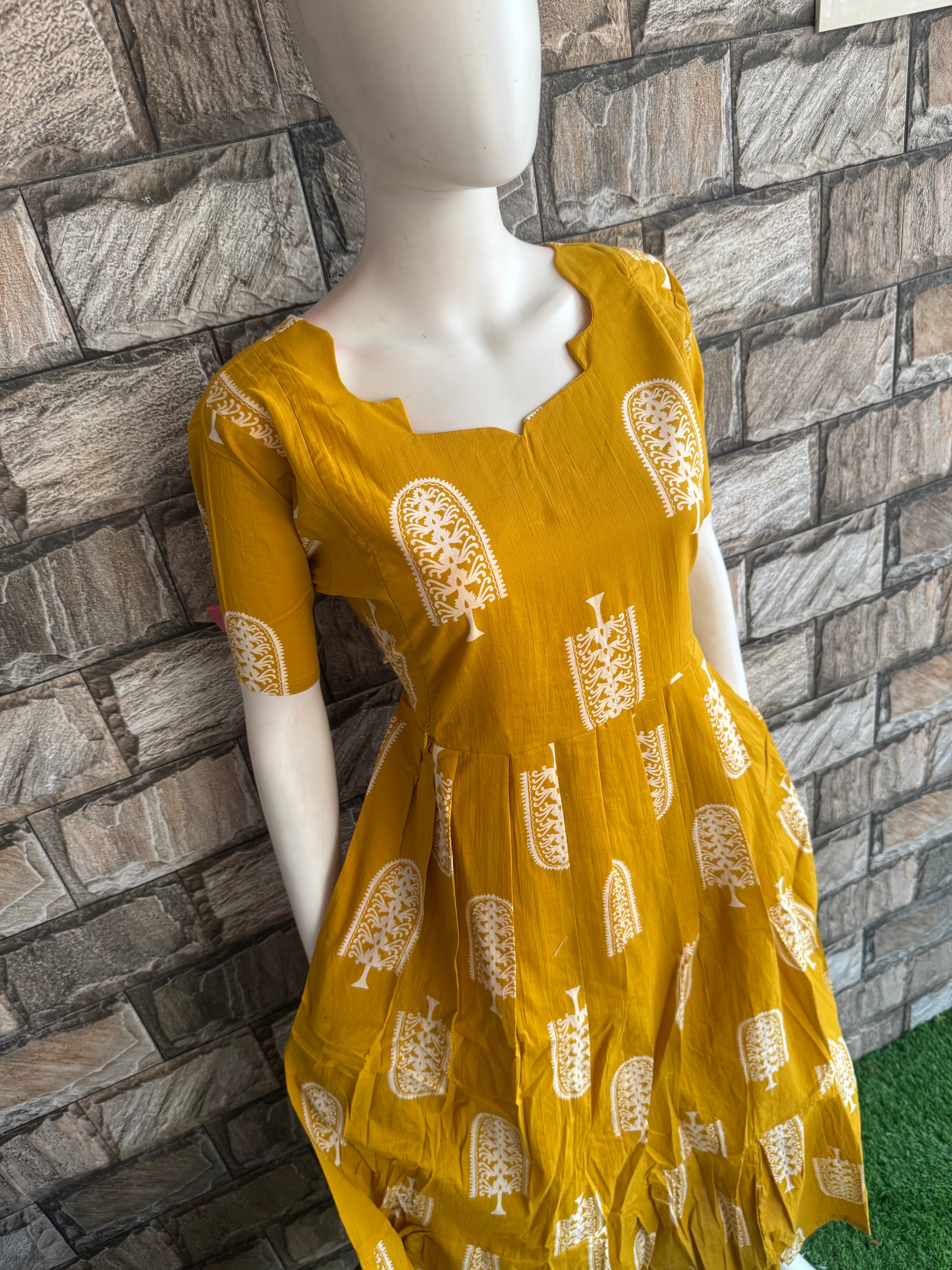 Yellow Blossom Maternity Maxi