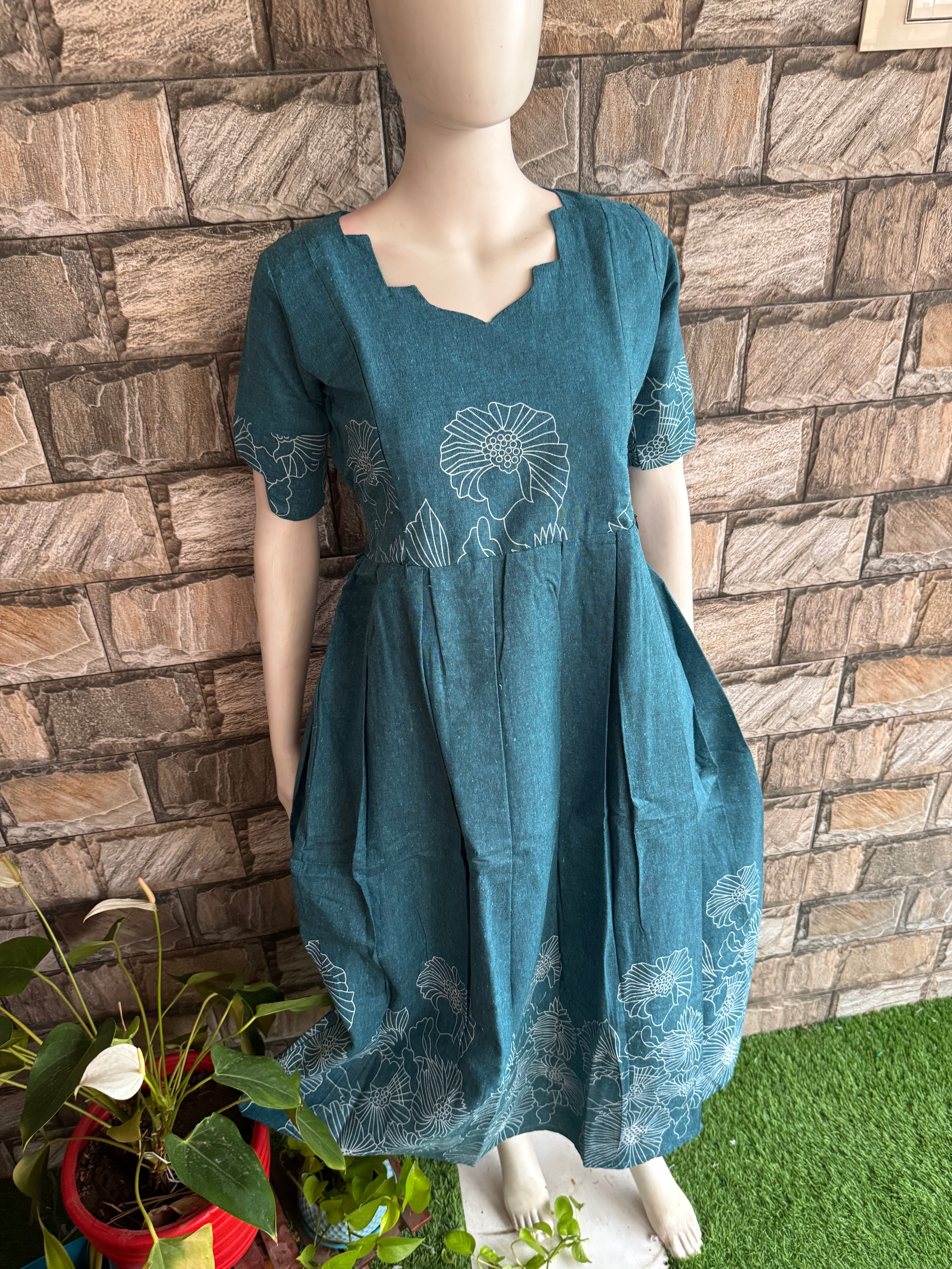 Daman Cotton Maternity maxi