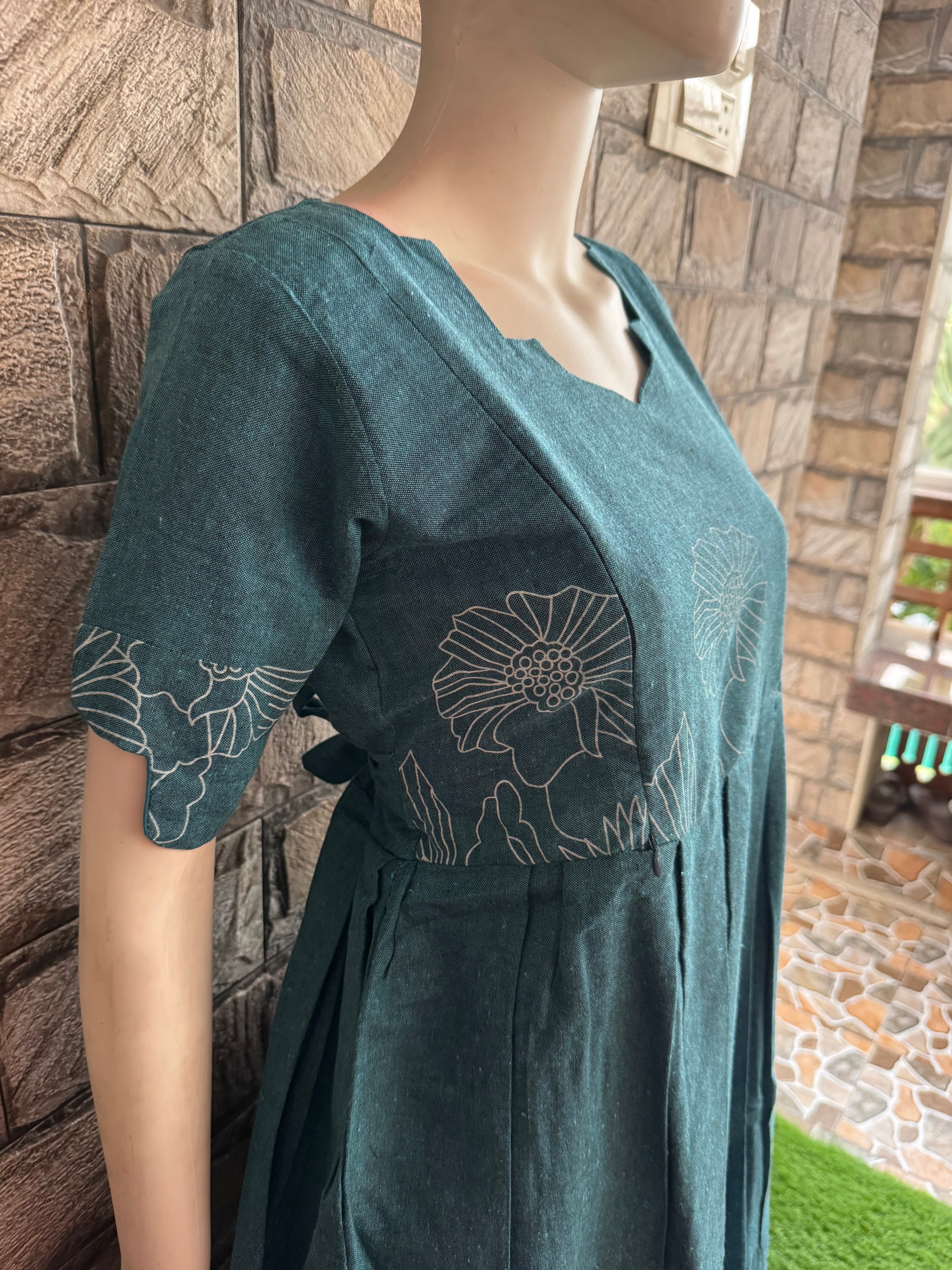 Daman Cotton Maternity maxi