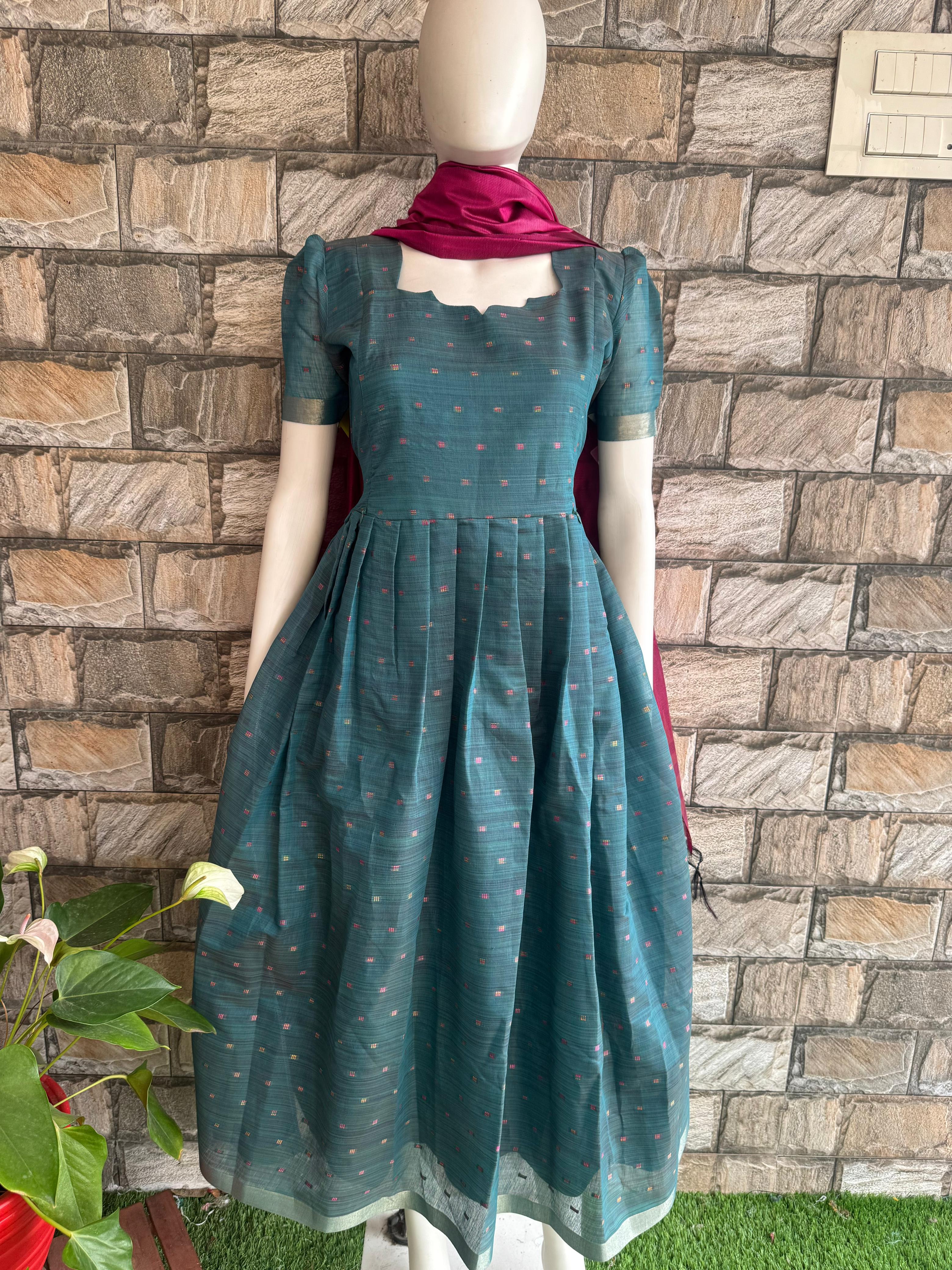 Tissue Silk Maxi Peocock green CF139