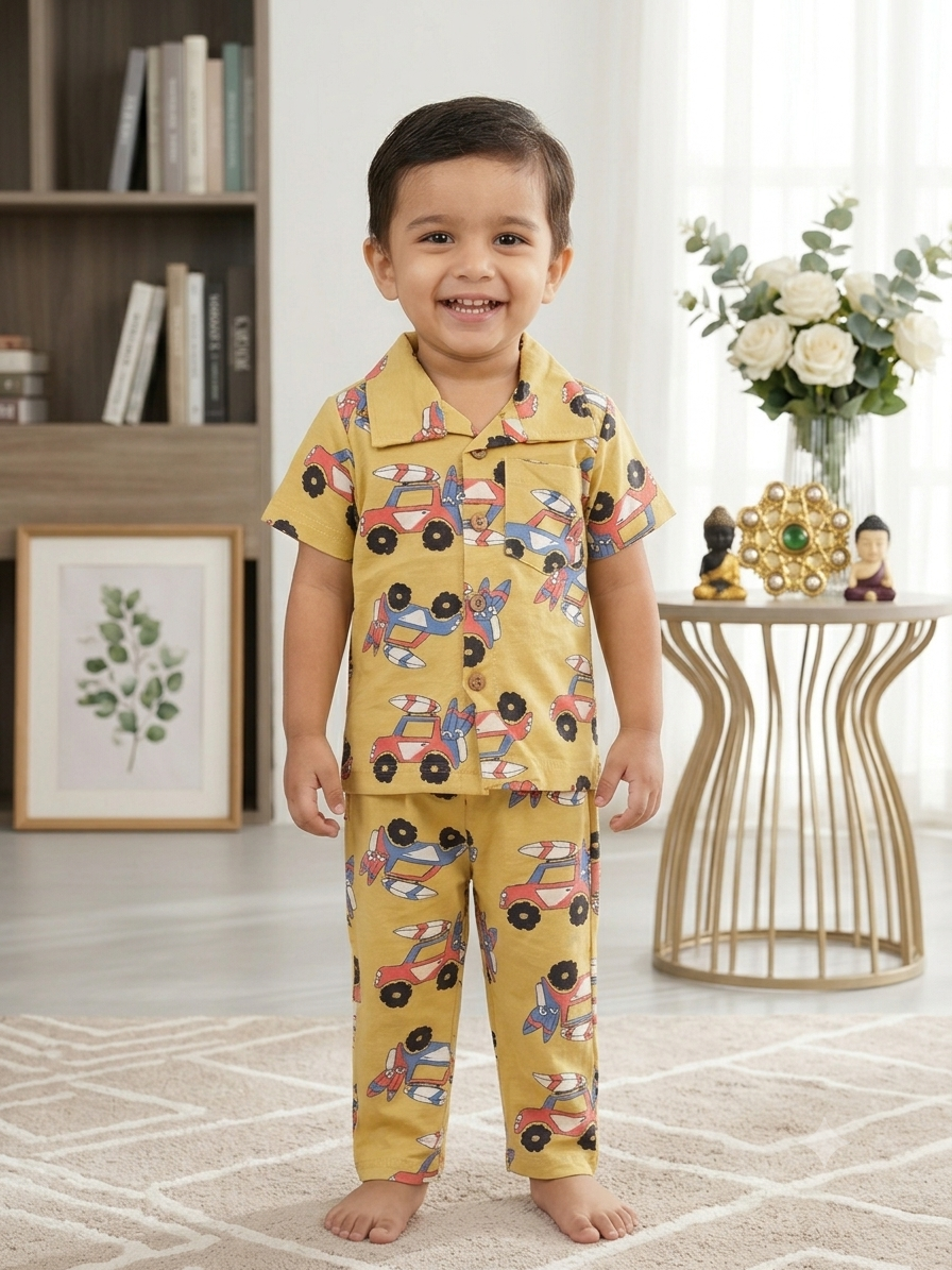 Little Explorer Monsoon Co-Ord Set | Cozy & Splash-Ready Outfit for Toddlers