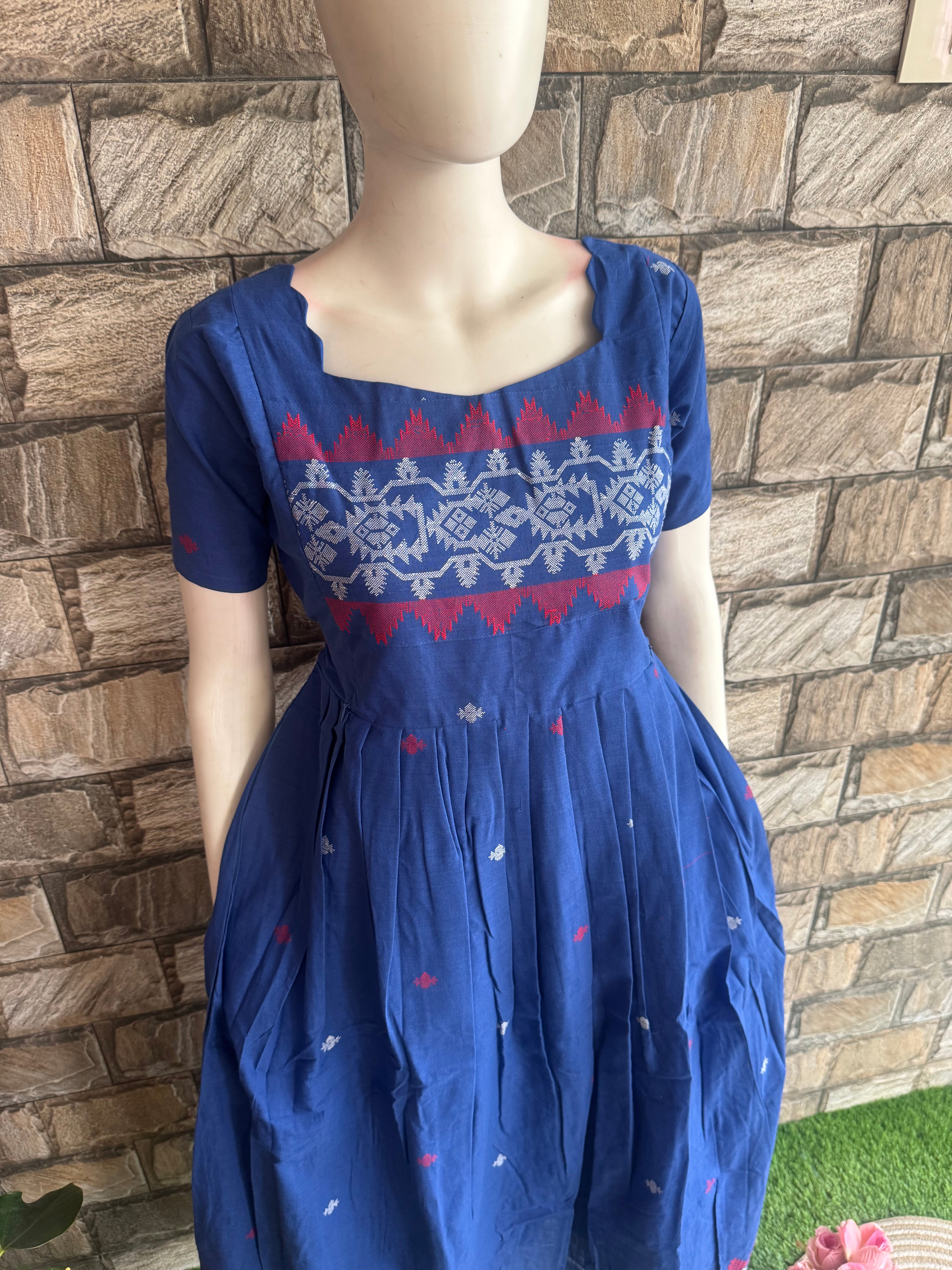 Maternity maxi Jamdhani cotton Best price pale Ujala shade
