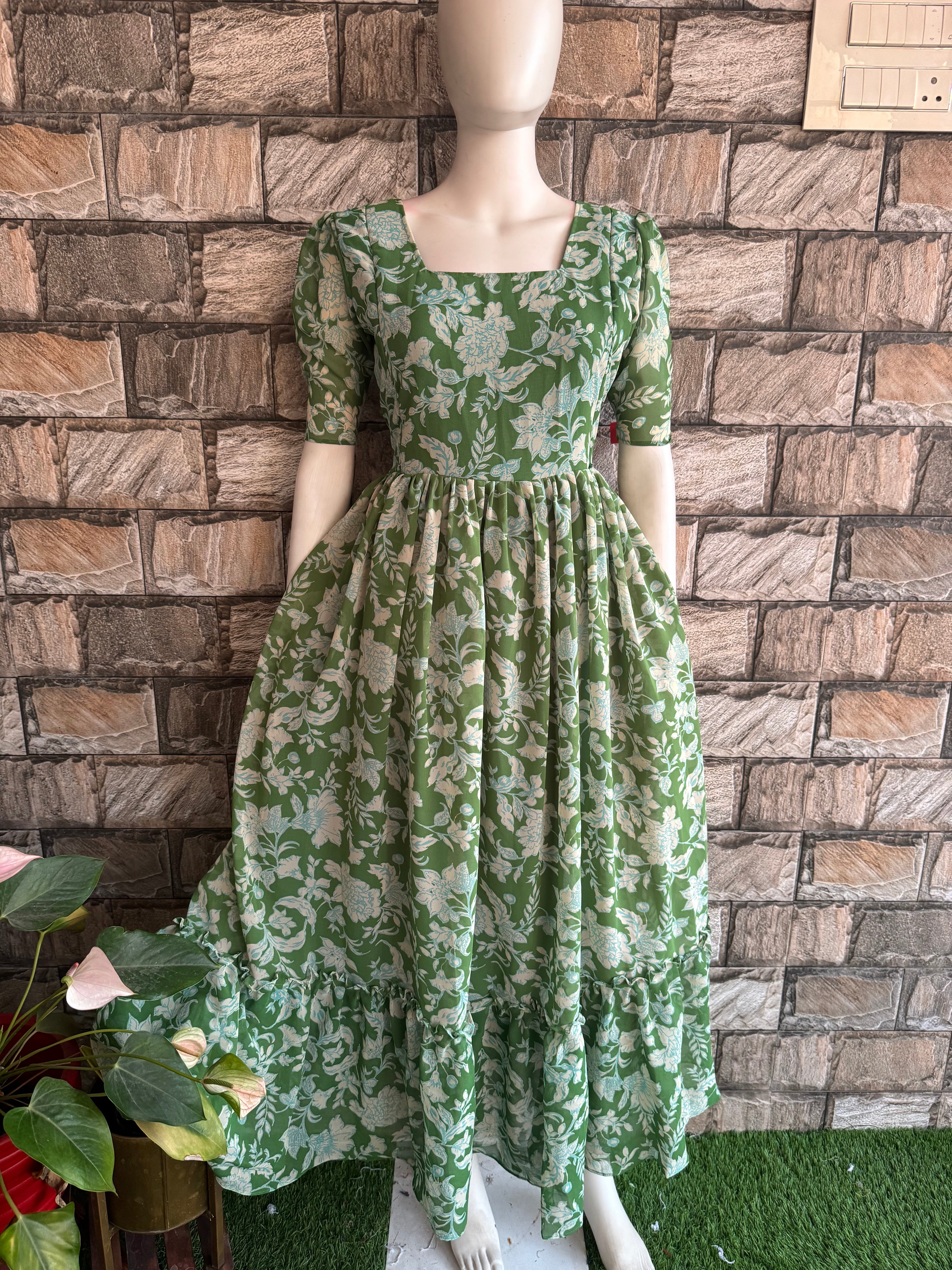 Oil Cake shade Maternity maxi