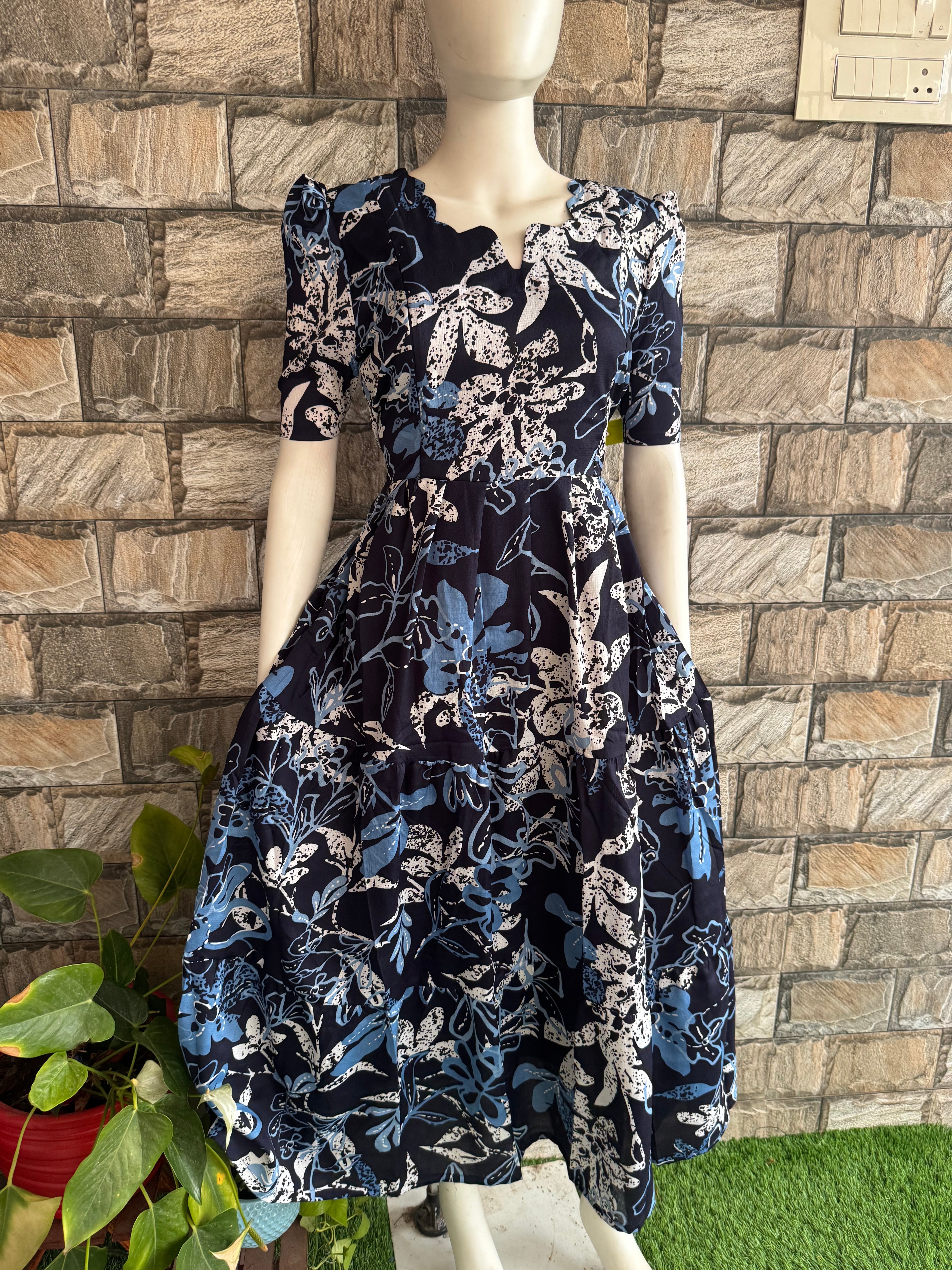 Delta Maternity Feeding maxi  Navy blue